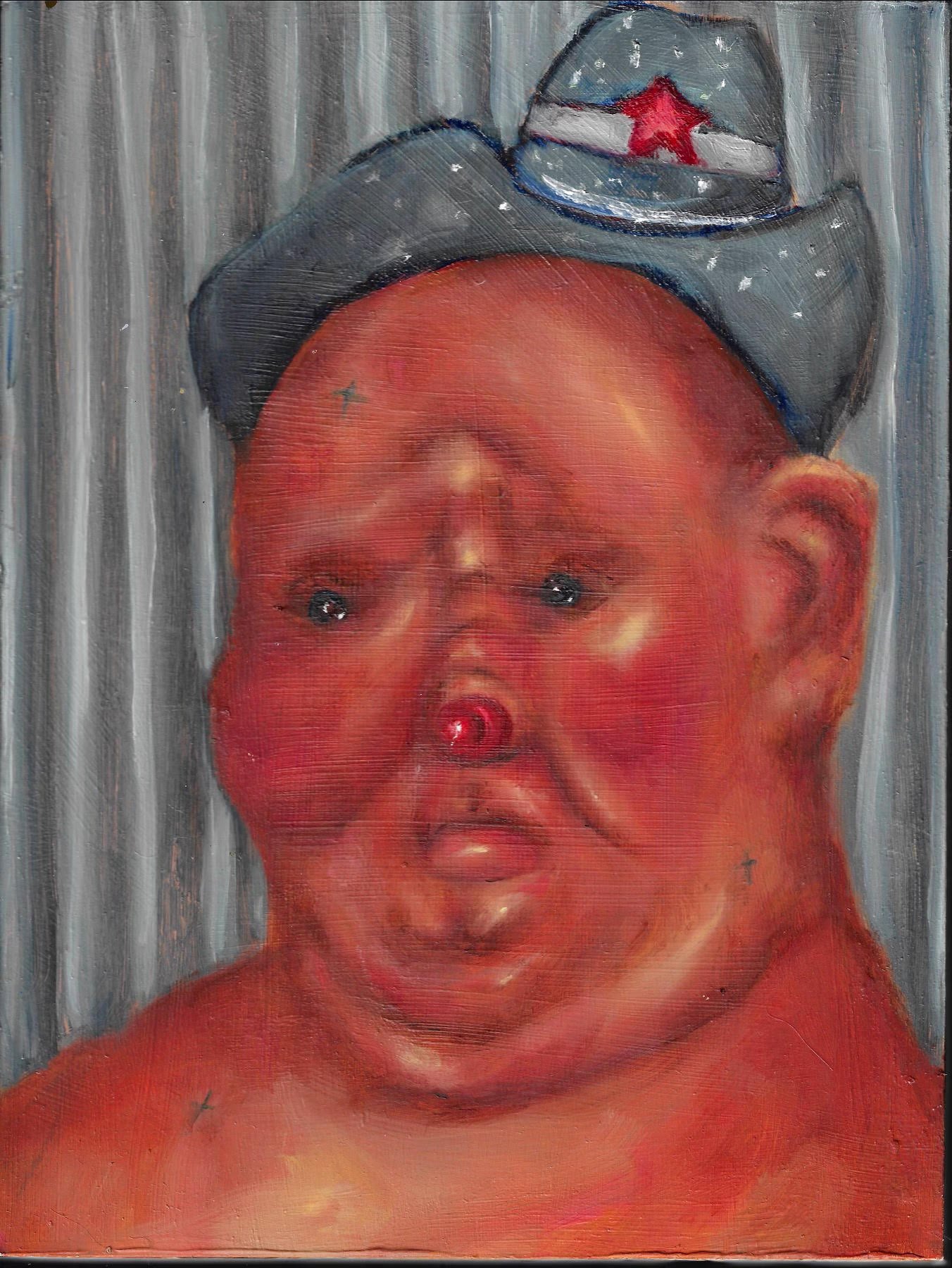 Amurican, 2025, Oil on Wood