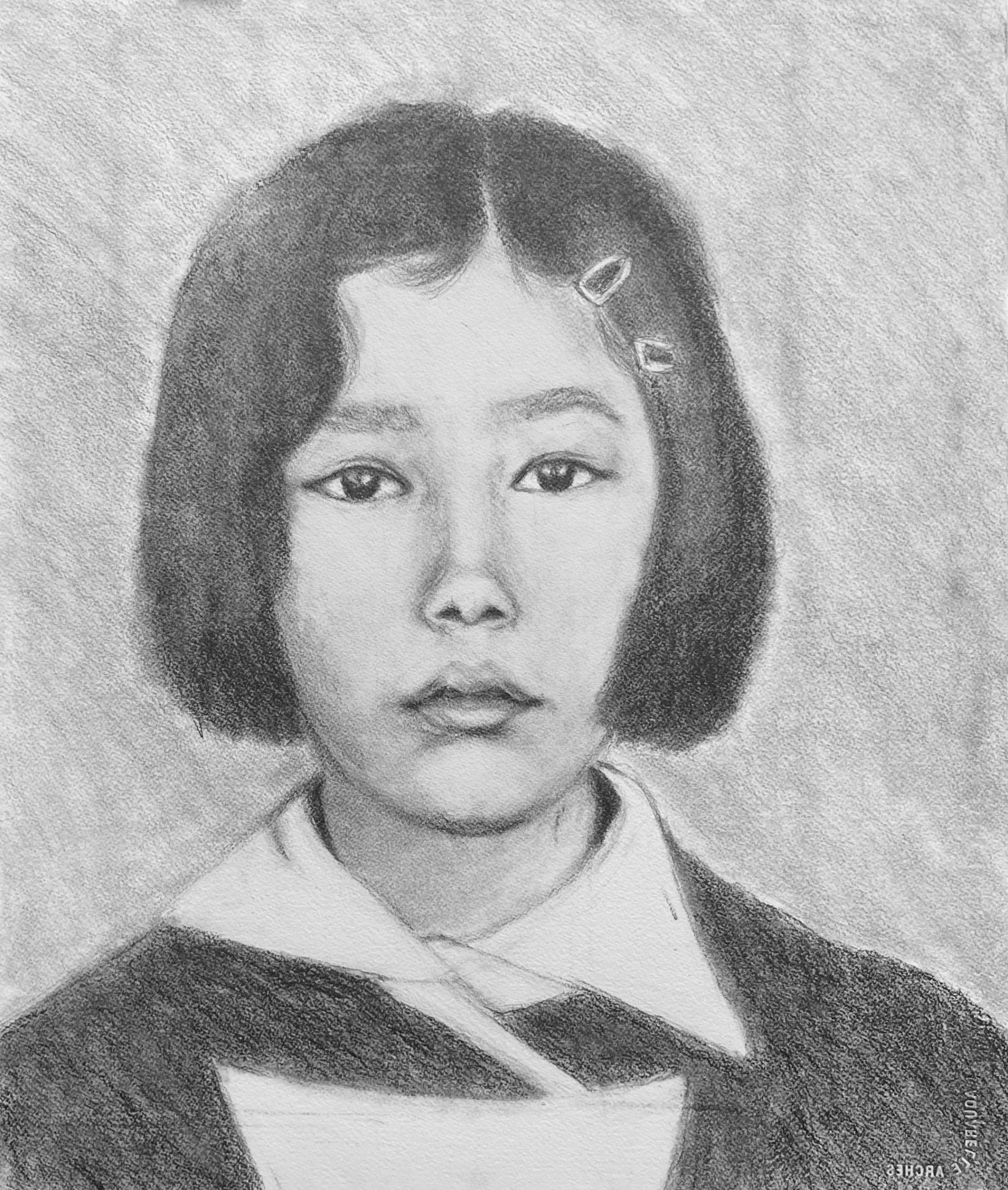 Mommy, Graphite on Paper, 2024