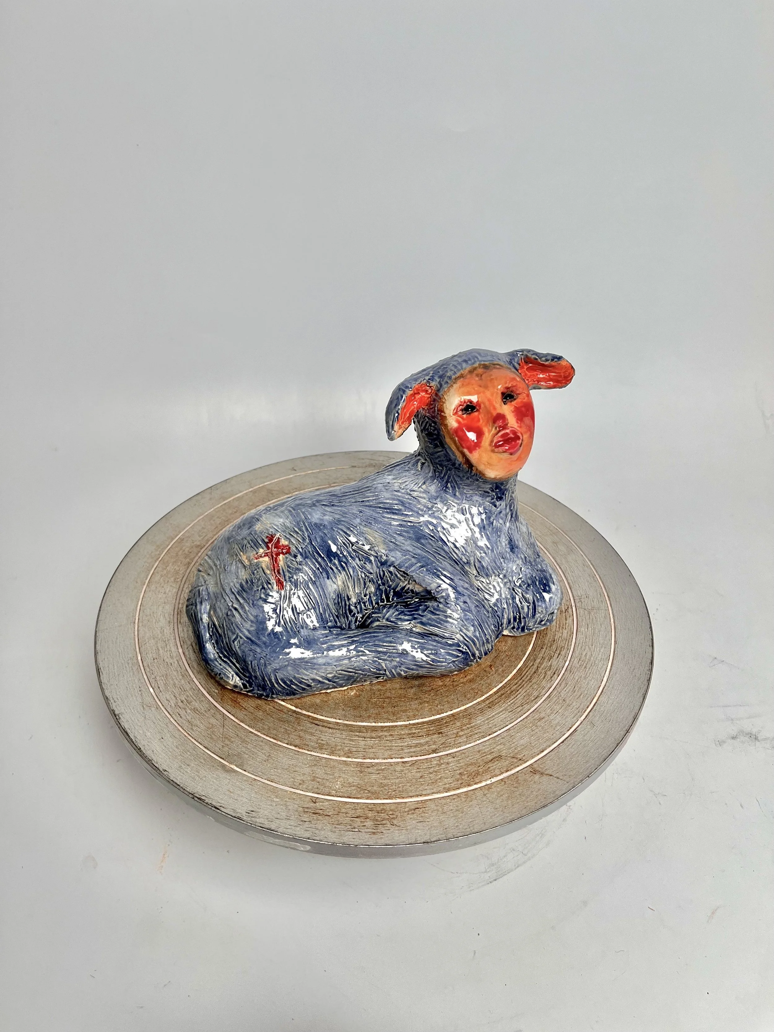 Baby Lamb View 1, Ceramics, 2026