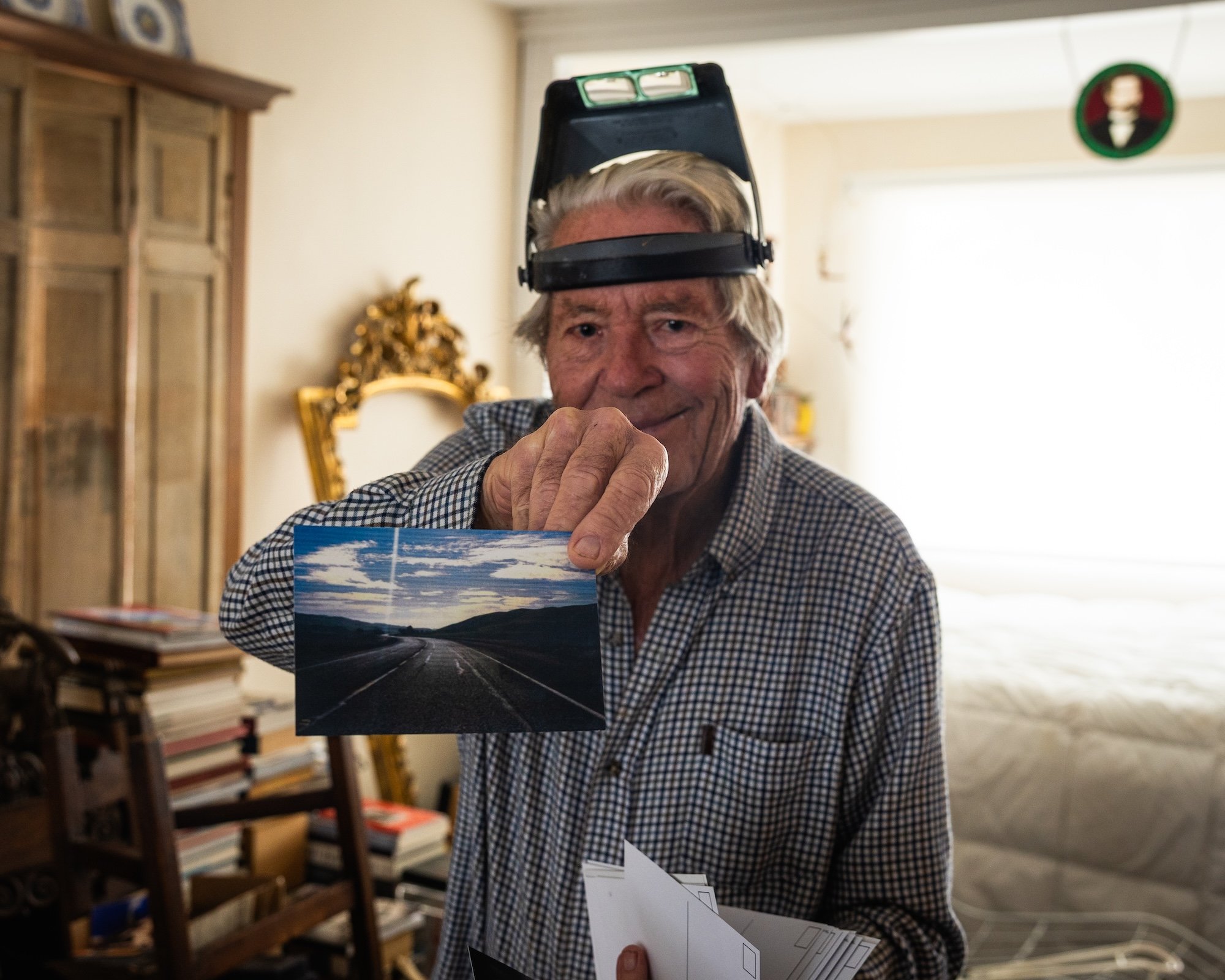 Klaus loved James Dean. The memorabilia scattered throughout his apartment made that apparent. When I asked him why, he simply said, “He was my idol. Some children loved singers; I loved James Dean.” That reverence, carried decades later, is a stark 