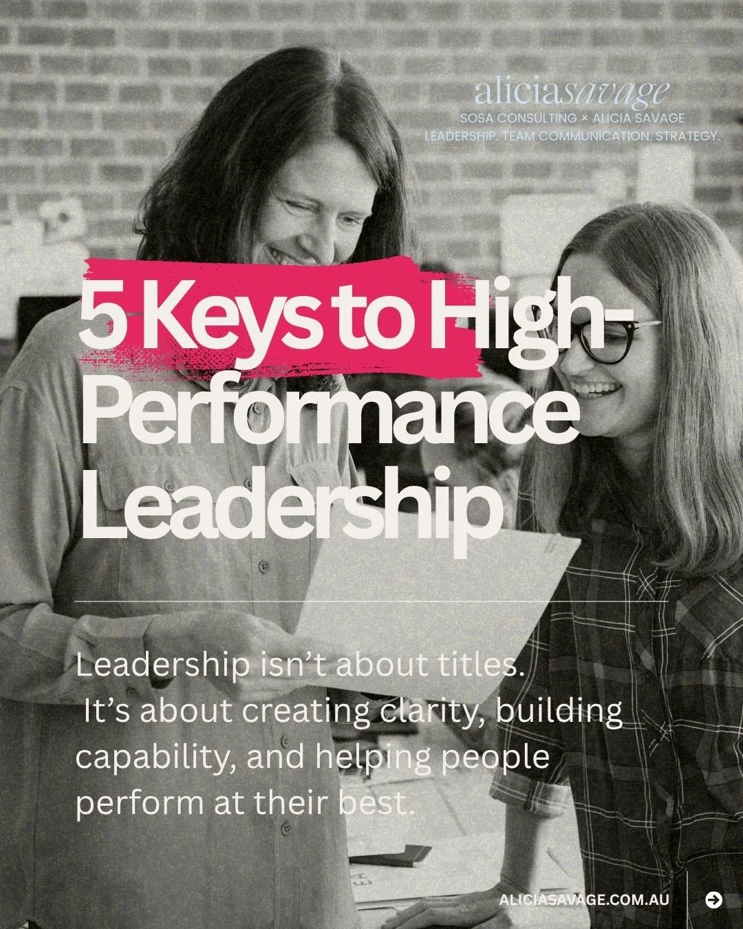 High-performing teams don&rsquo;t happen by chance.

They happen when leaders intentionally build:

&bull; Clarity &mdash; clear priorities and expectations
&bull; Capability &mdash; confident, capable leaders
&bull; Connection &mdash; trust and stro
