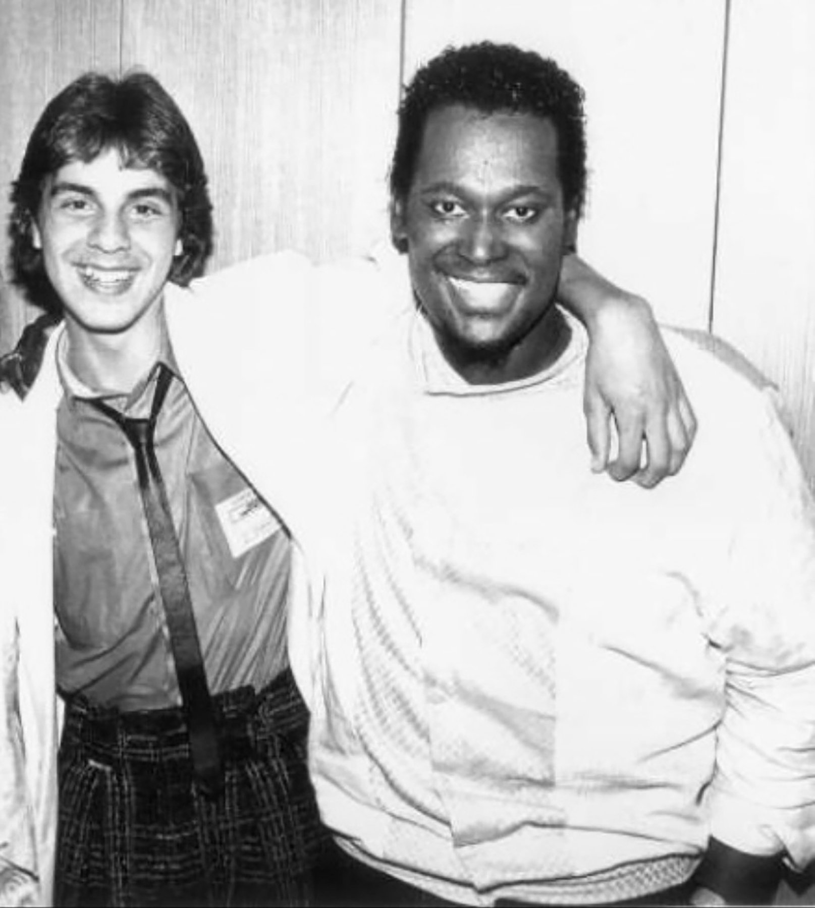 Jimmy with Luther Vandross