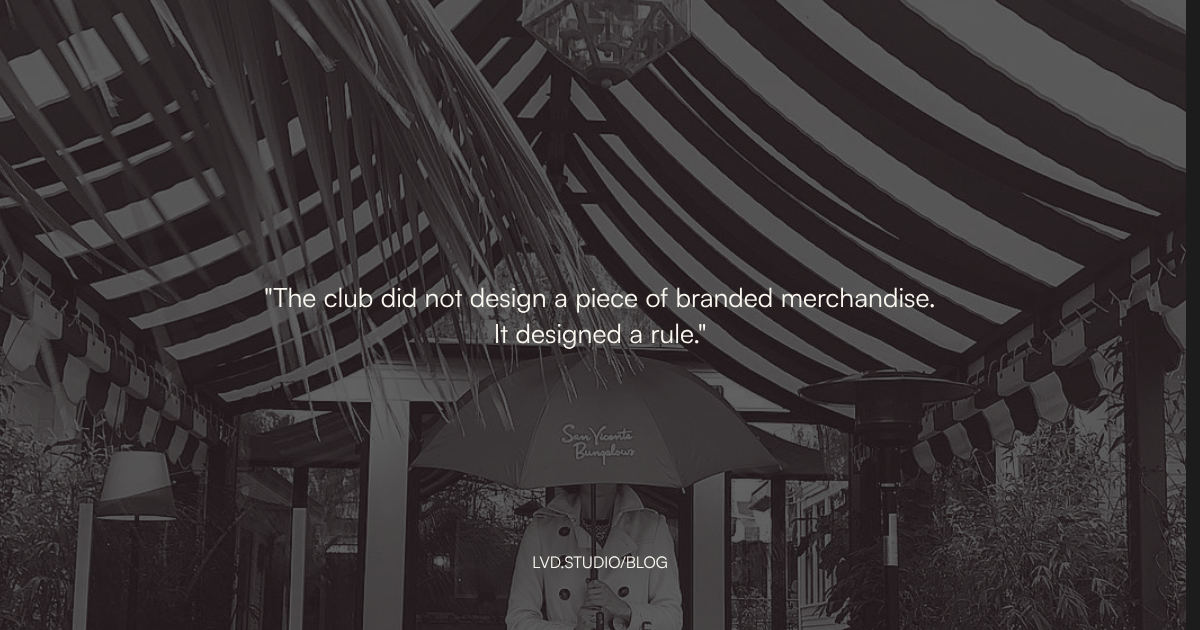 The Brand You Cannot Photograph: What San Vicente Bungalows Tells Us About Exclusivity