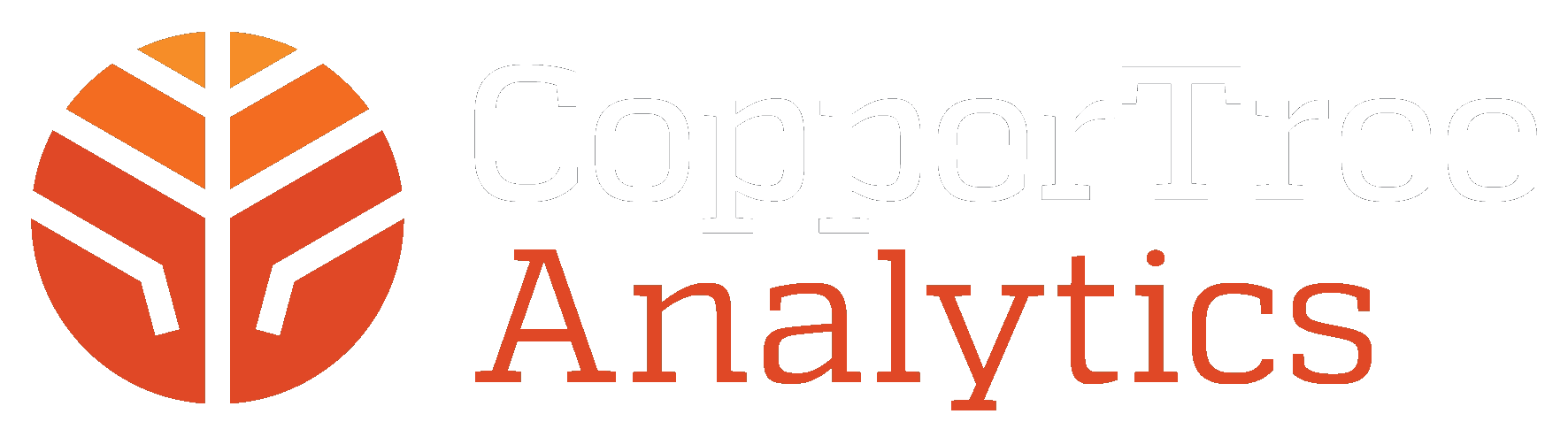 CopperTree Analytics logo featuring a stylized tree made of copper-colored geometric shapes and the company name in white and copper-colored text.