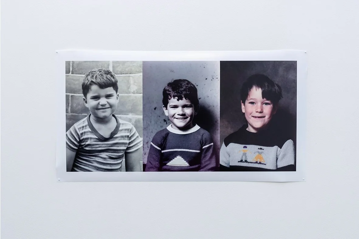 Shannon Novak, What would our children look like?, 2023. Photographic print, 472 × 900 mm.
Installation photo: Ted Whitaker