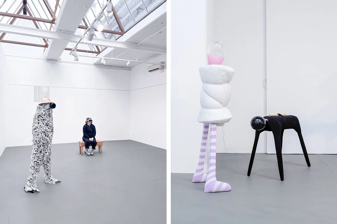 Simon Endres, First-person (hard-boiled) - Hoko tahae & Oxy. 2024.
Photos: Left: Miranda Bellamy, Right: Ted Whitaker.