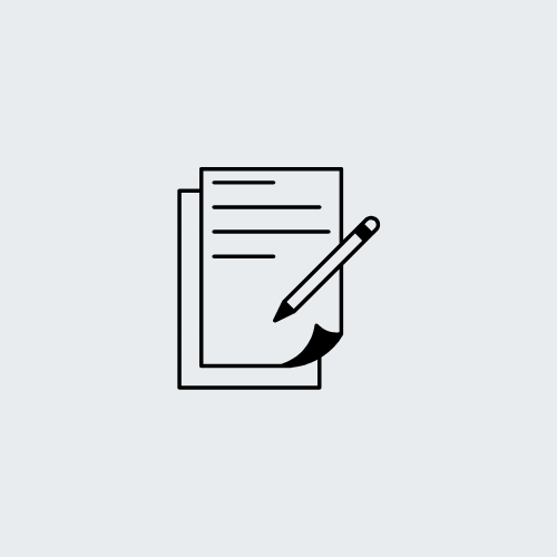 Geometric drawing of an outline square with sections divided by vertical, horizontal, and diagonal lines.