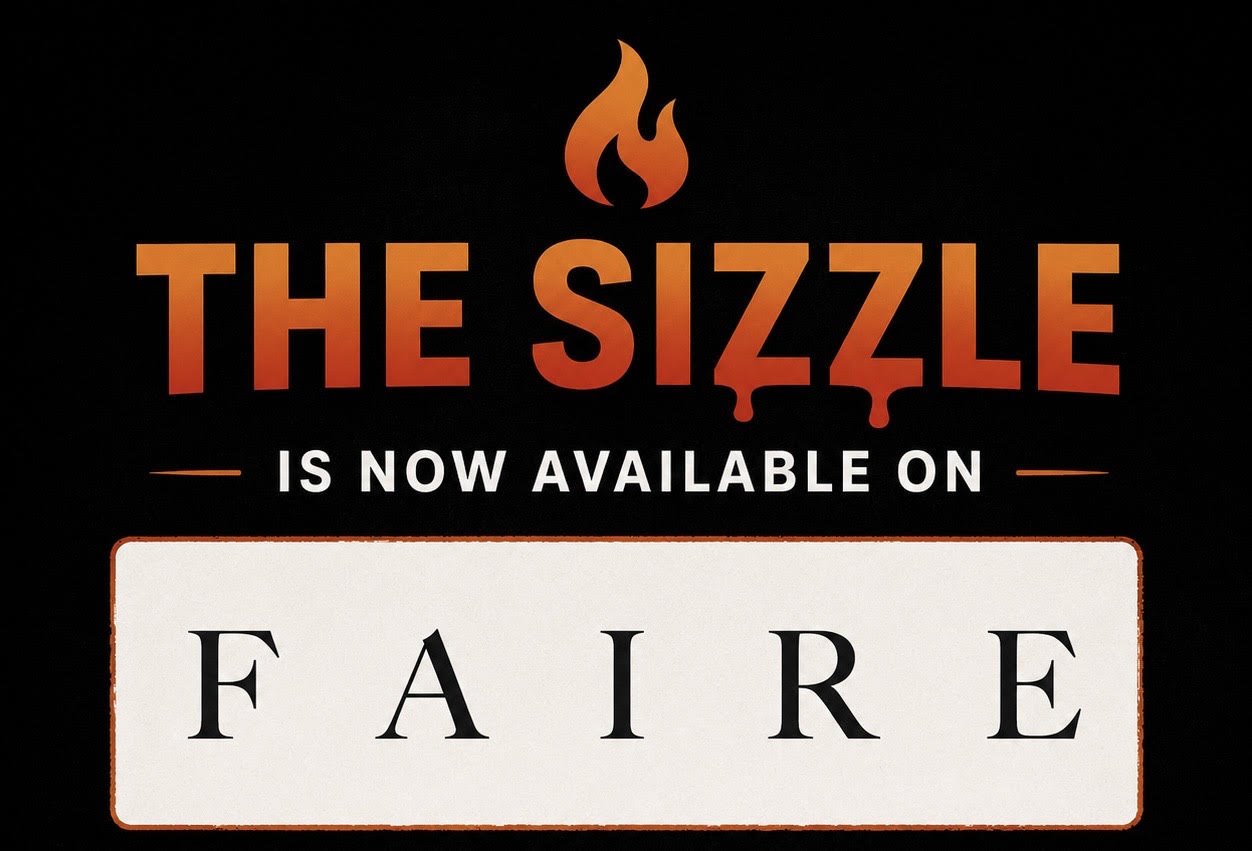 The Sizzle Sauce available for wholesale on Faire