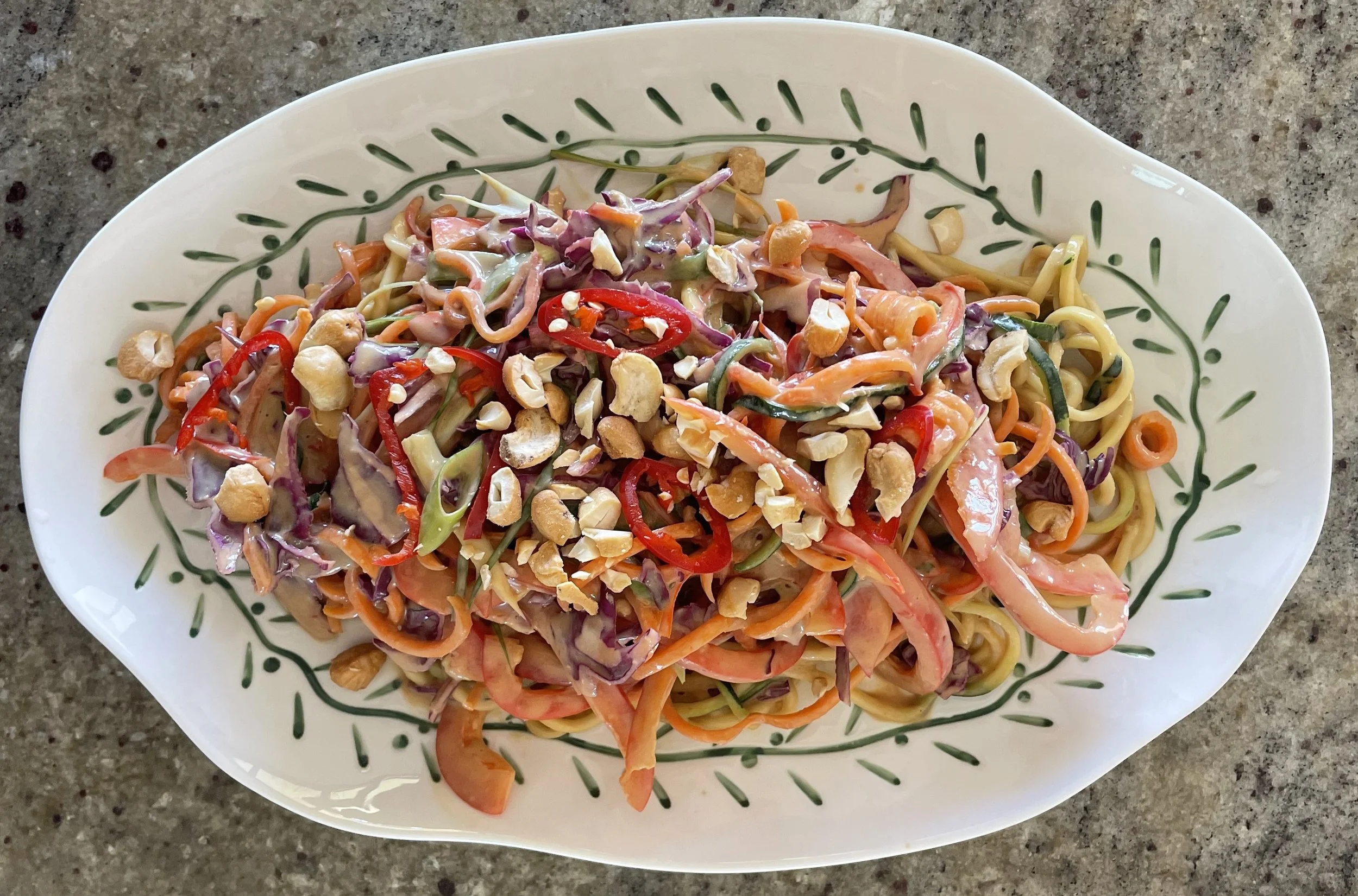 Protein-Boosted Satay Dressing (with Rainbow Crunch Bowl)