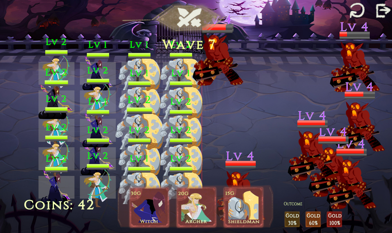 The design of Arena Guardians