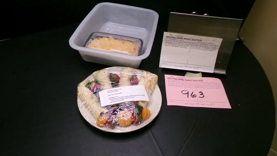 7 - Breakfast Burritos for 4 by Mike &amp; Cindy Snyder (W.G. Rhea Library)