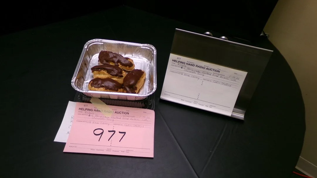 4 - 4 Homemade Chocolate Eclaires by Calvin Stafford (W.G. Rhea Library)