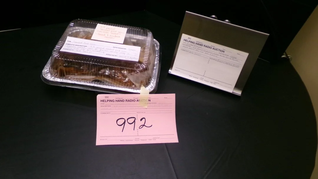 6 - Smoked Pork Loin by Grant &amp; Montana Guinn (PHC Arts Council)