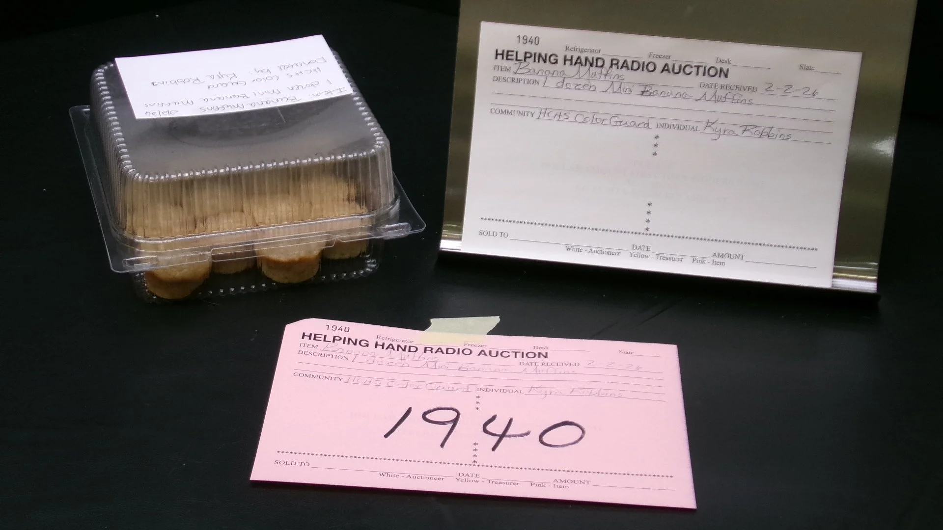 4 - Banana Muffins by Kyra Robbins (HCHS Color Guard).JPG