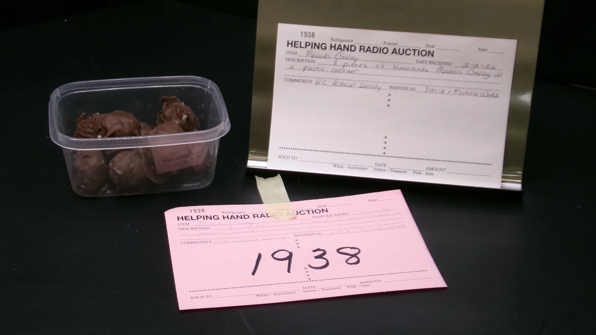 9 - Homemade Mounds Candy by David & Michele Webb (HC Historical Society).JPG