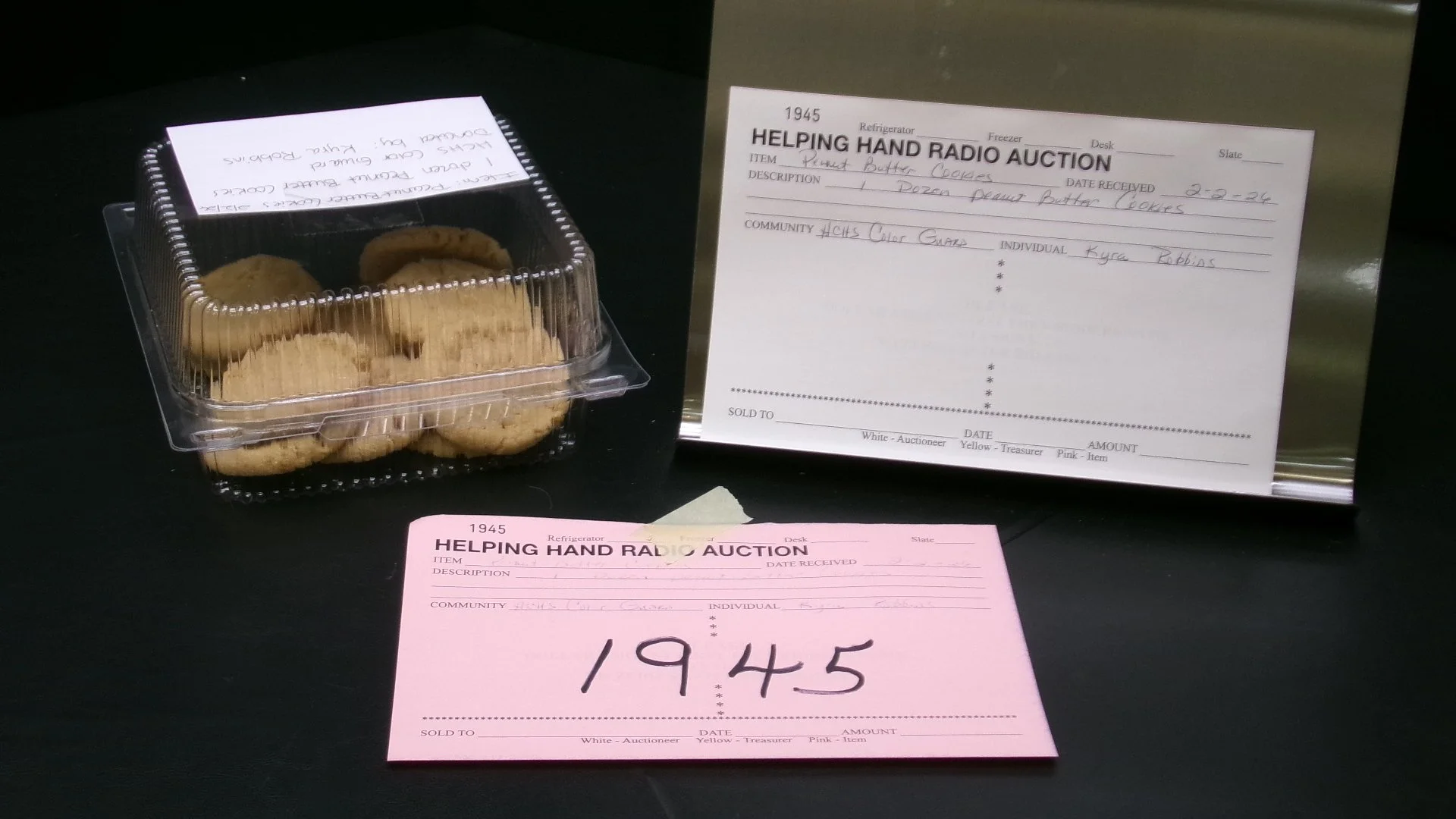 4 - Peanut Butter Cookies by Kyra Robbins (HCHS Color Guard).JPG