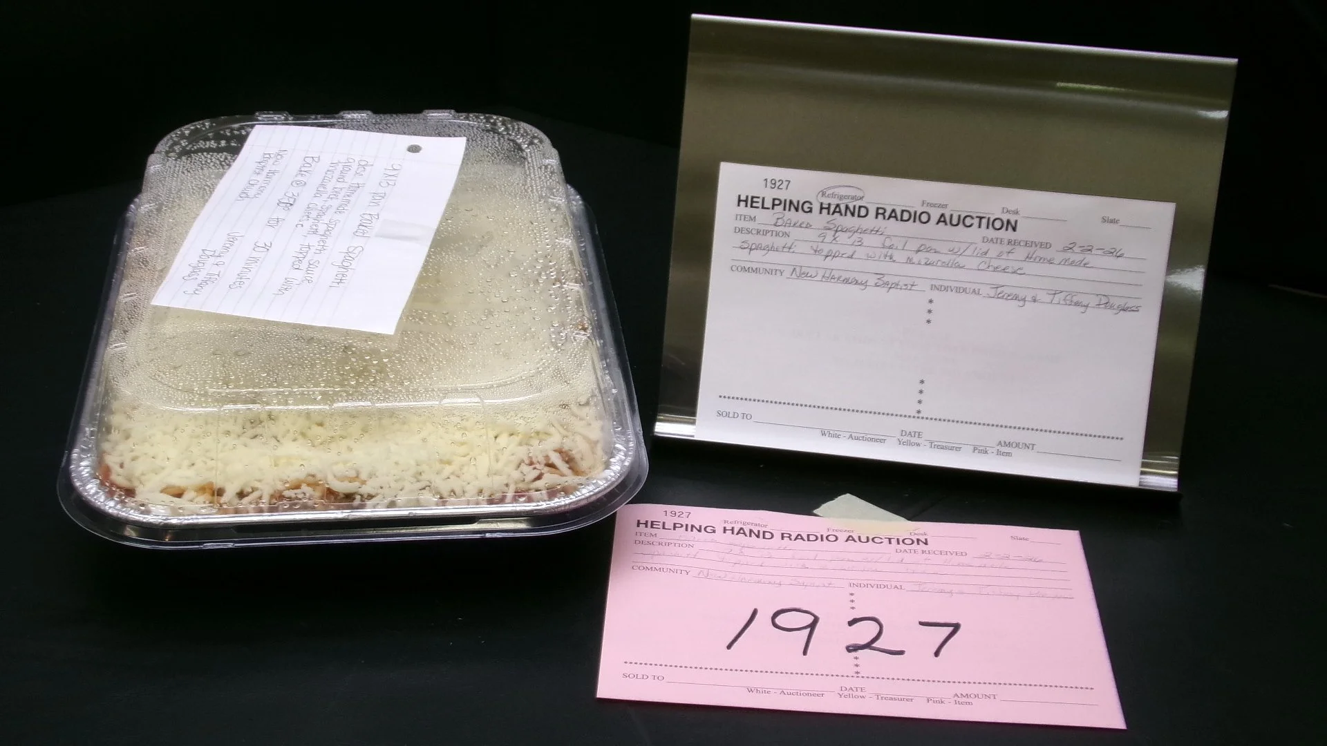 8 - Baked Spaghetti by Jeremy & Tiffany Douglas (New Harmony Baptist Church).JPG