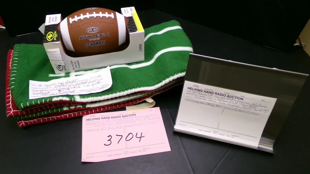 3704 - 45 inch Square Lap Blanket with Football by Master_s Crafters (Buddy Ball).jpg