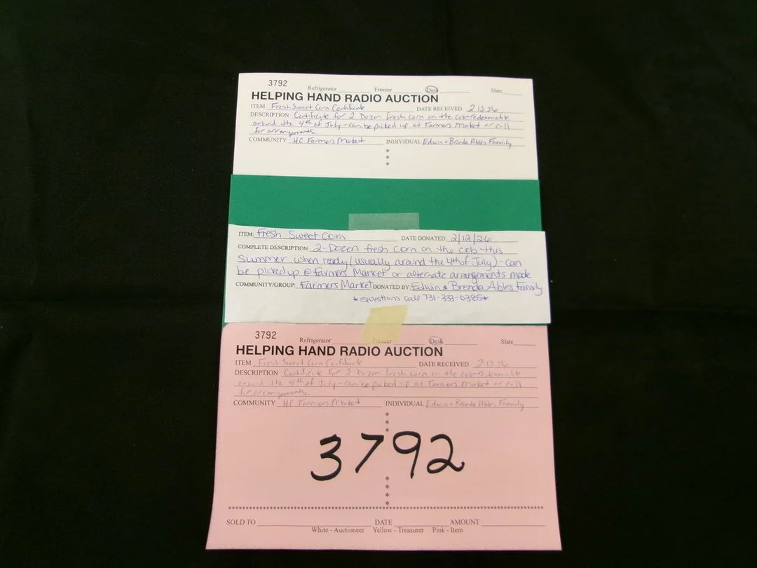 8 - Fresh Sweet Corn Certificate by Edwin & Brenda Ables Family (Farmers Market).jpg