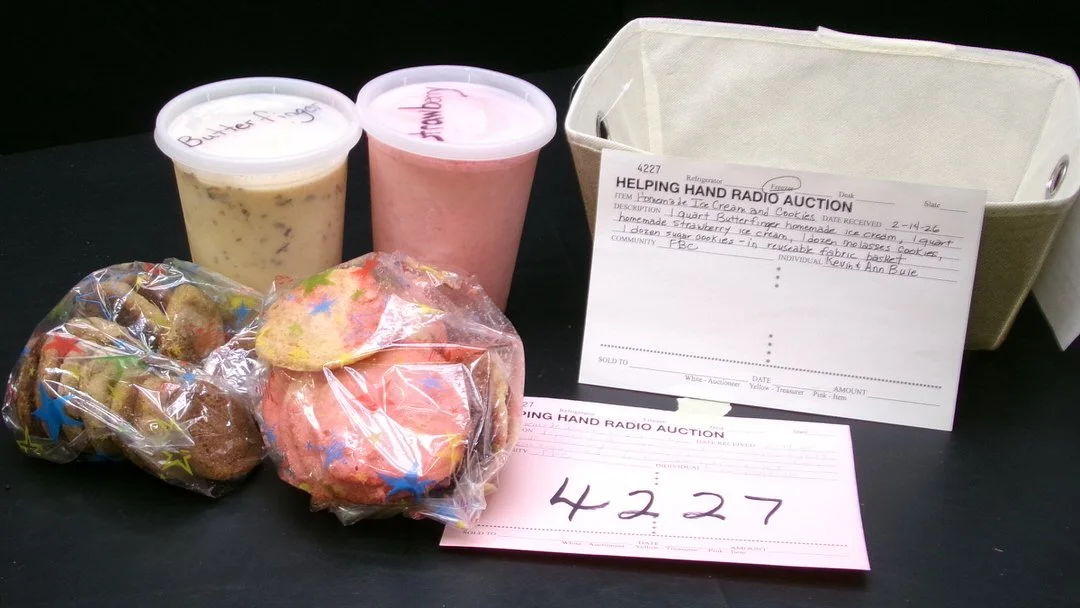 2- Homemade Ice Cream & Cookies made by Brenda Evans for Kevin & Ann Buie.jpg