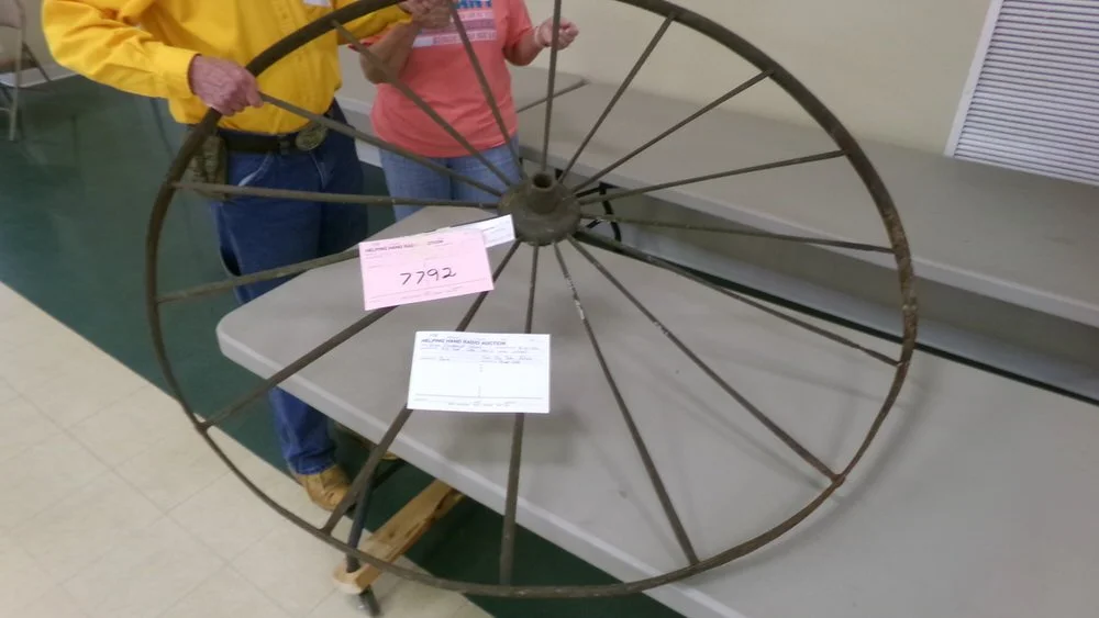 10 - Iron Implement Wheel from Late 1800's by Brad Olds (Treasure Finding Wheel).jpg