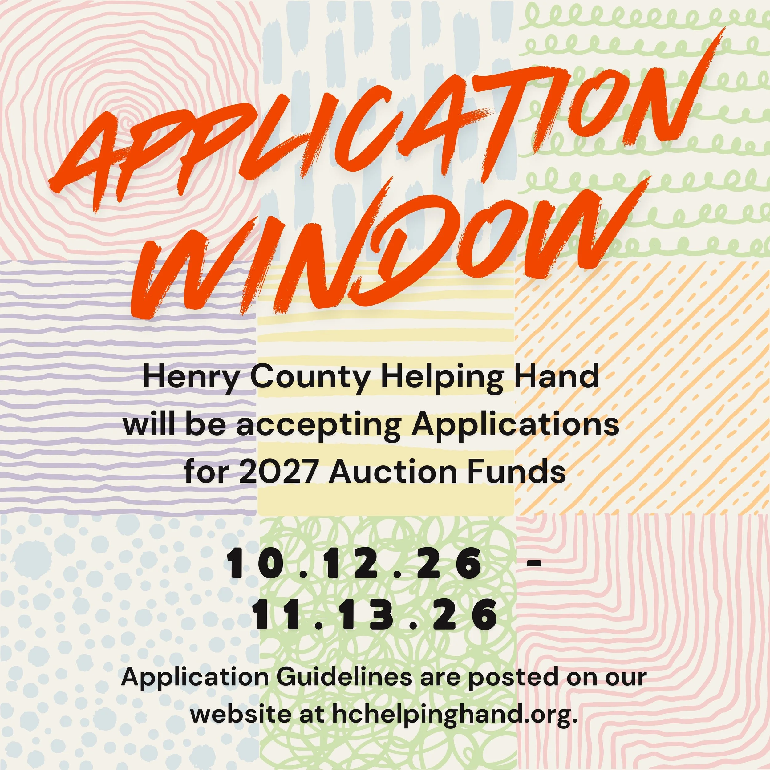 Application Window for 2027 Auction Funds