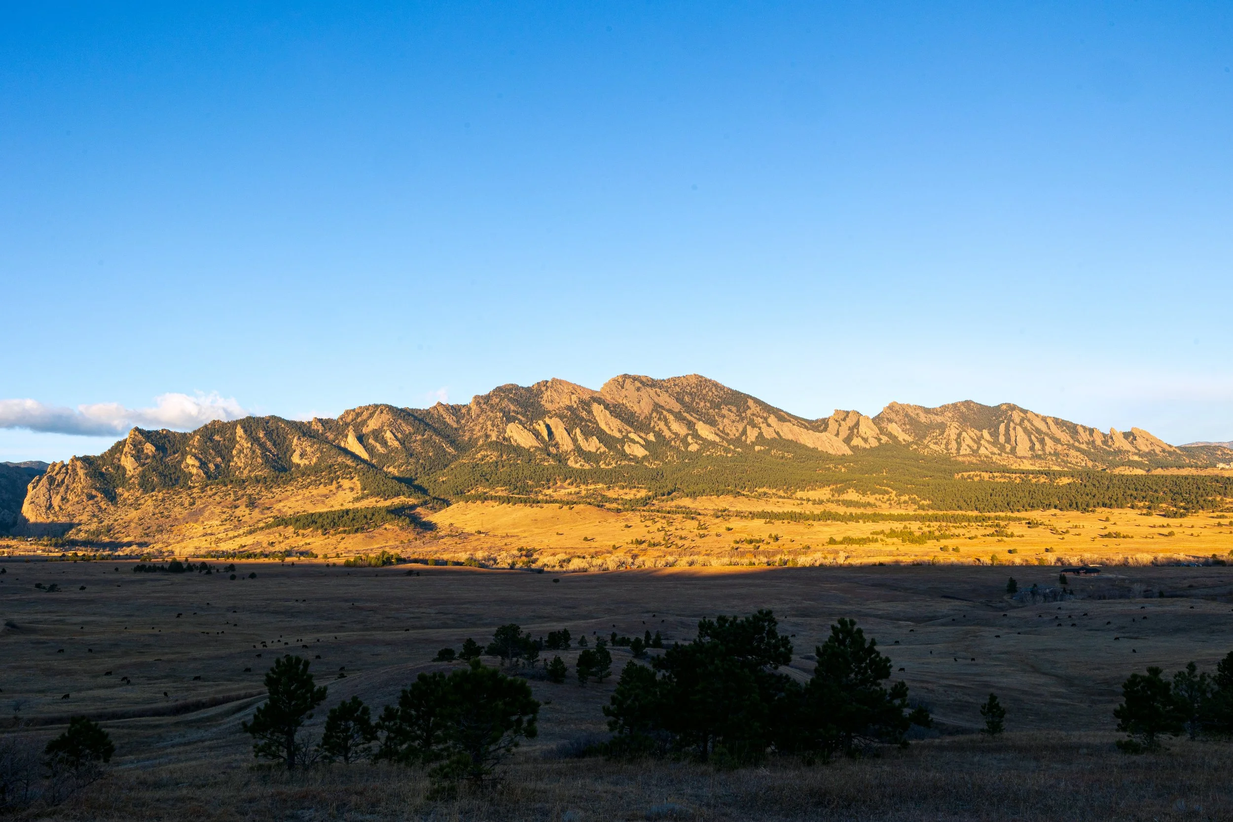 The best places to view and shoot the Boulder Flatirons