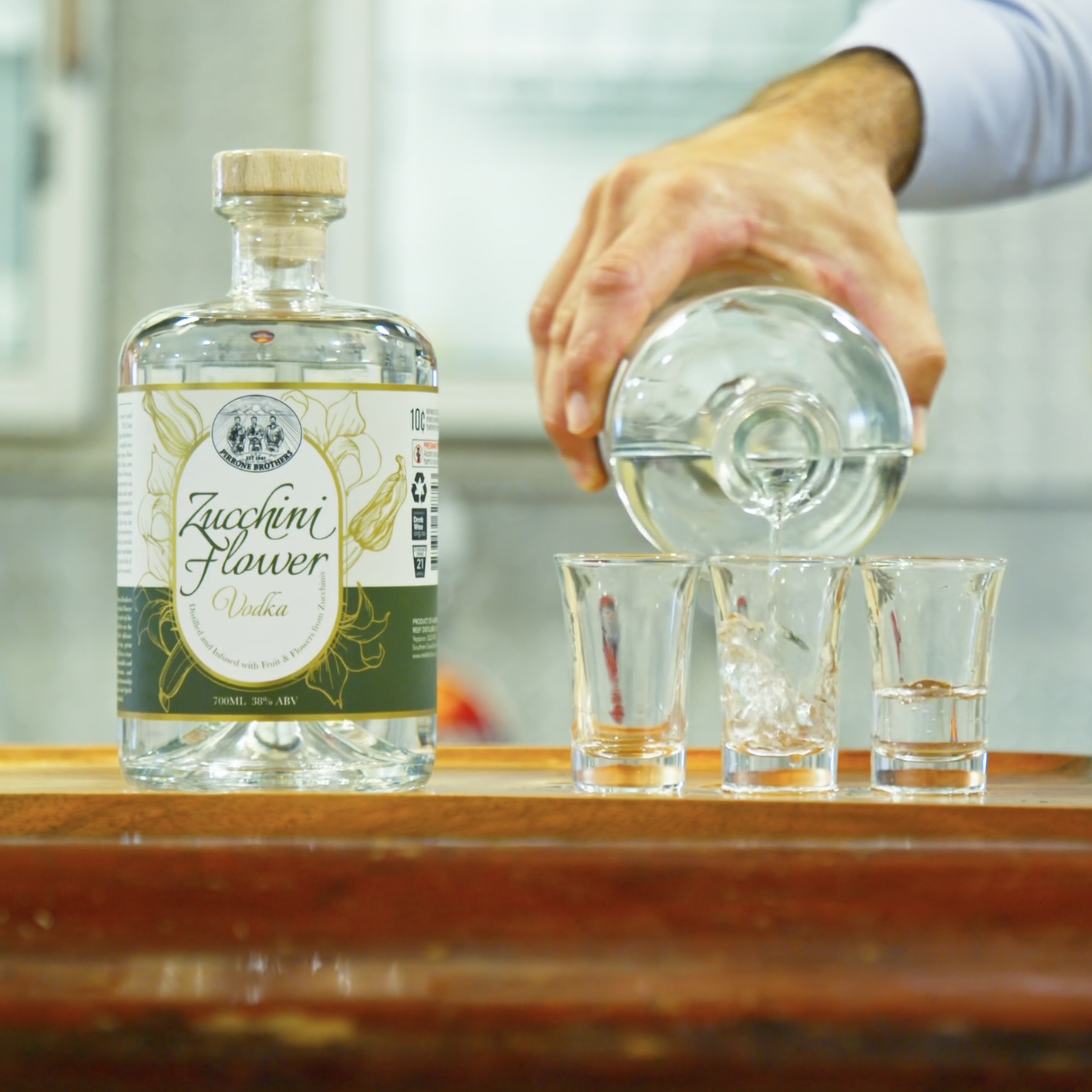 Pirrone Brothers Z Vodka poured sq.png
