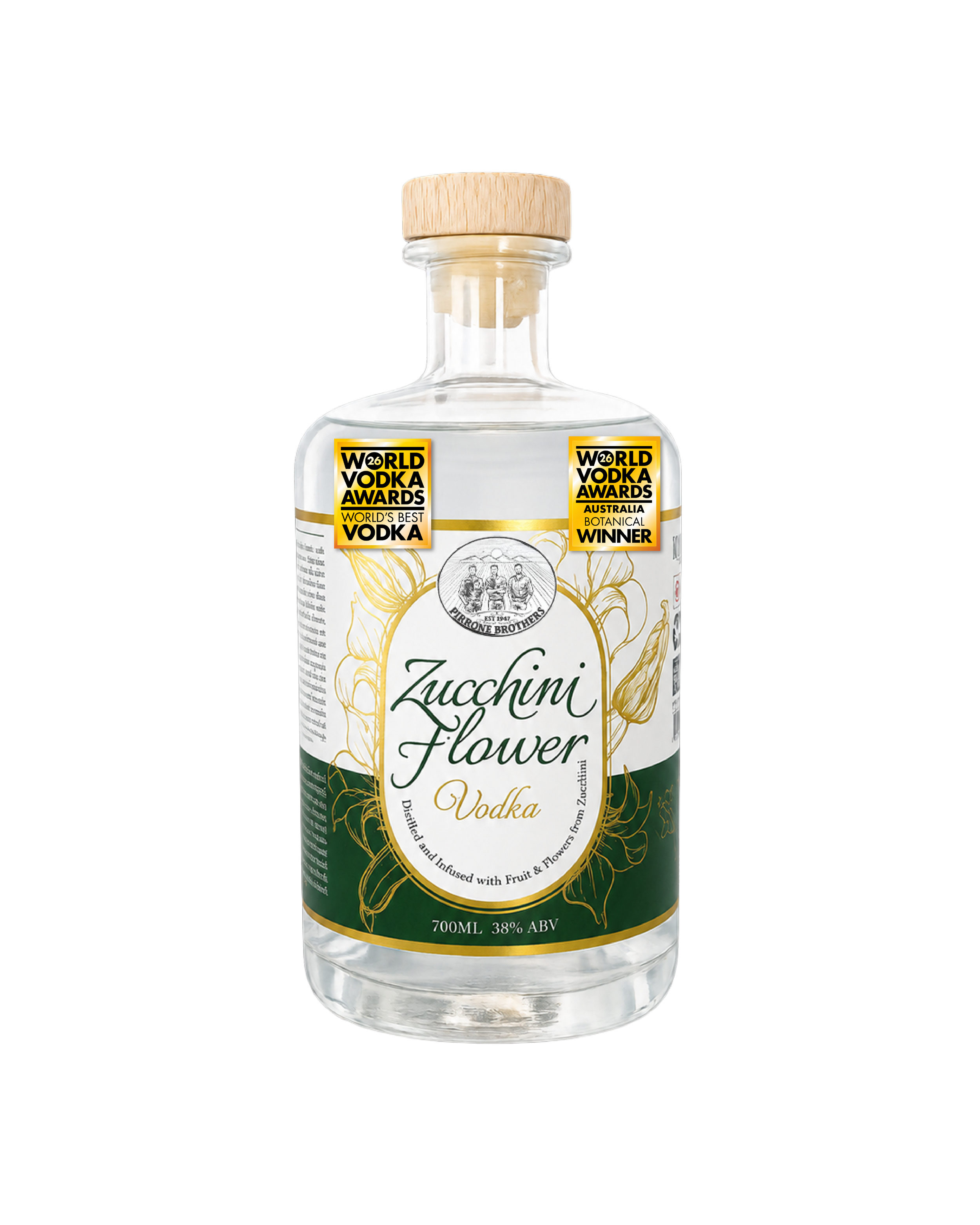 Zucchini Flower Vodka - Pirrone Brothers x Reef Distillers
