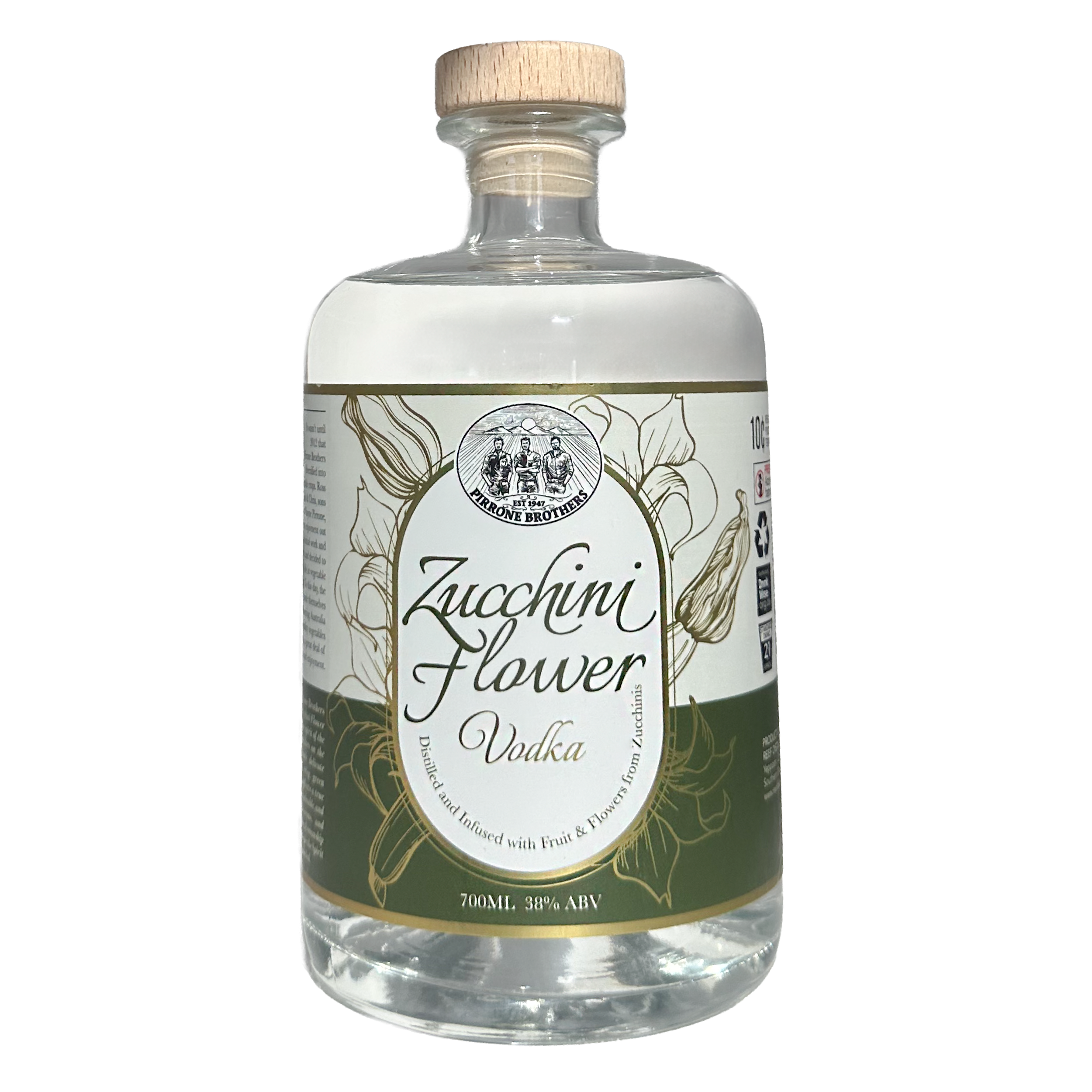 Zucchini Flower Vodka - Pirrone Brothers x Reef Distillers