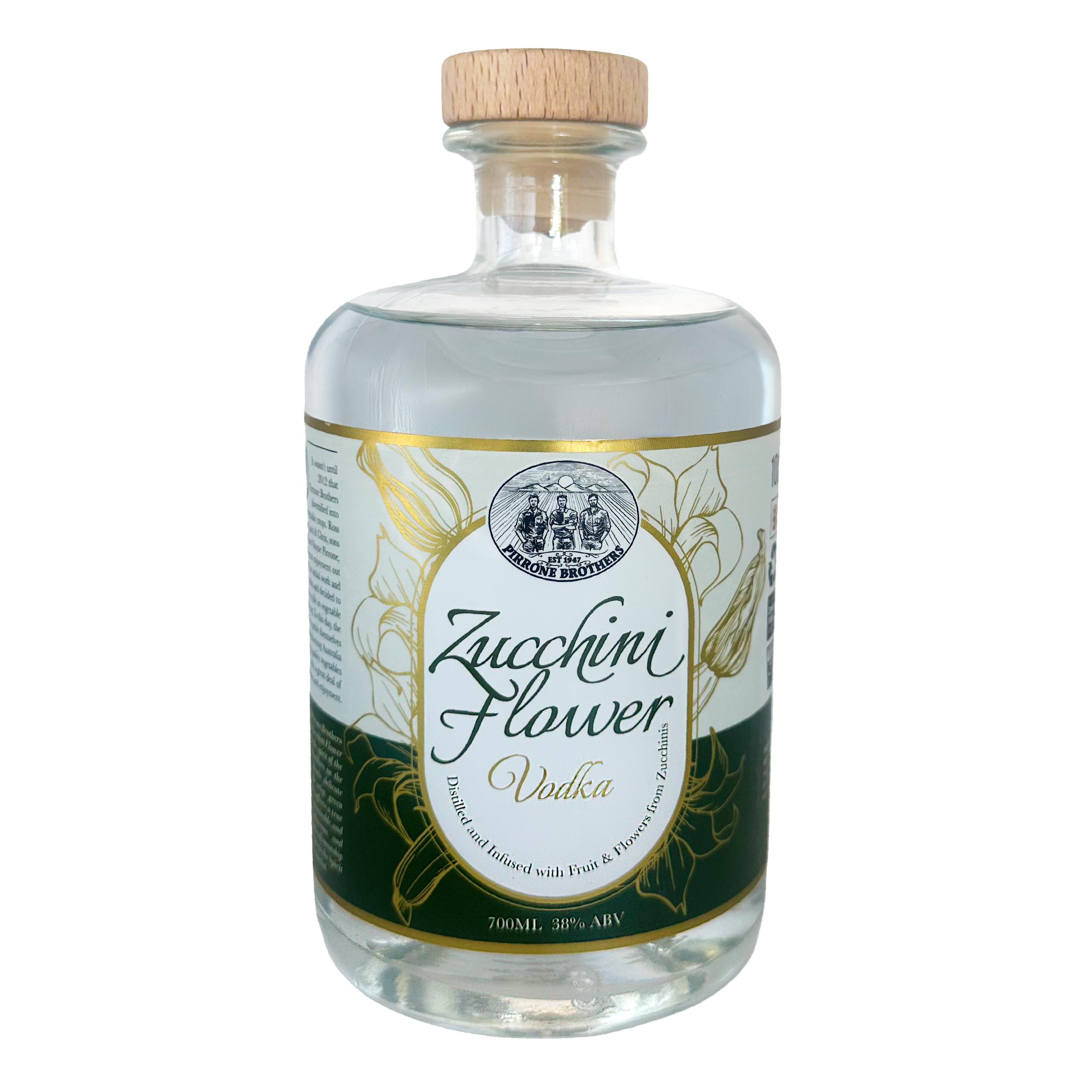 Zucchini Flower Vodka - Pirrone Brothers x Reef Distillers