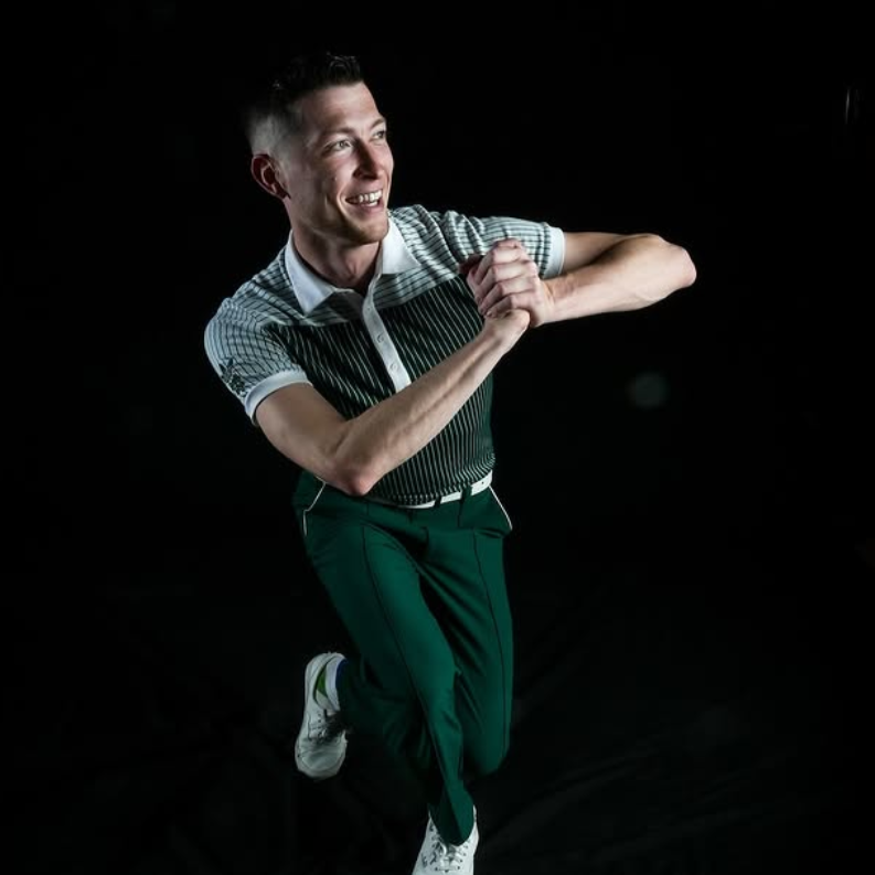 Austin Neverman started his dance journey in Iowa in 2007, and from 2009-2015 he helped to expand the Eastern Iowa swing scene as President of his local swing club, Slick Shoes. He moved to Portland, Oregon in the fall of 2015, and transitioned into 