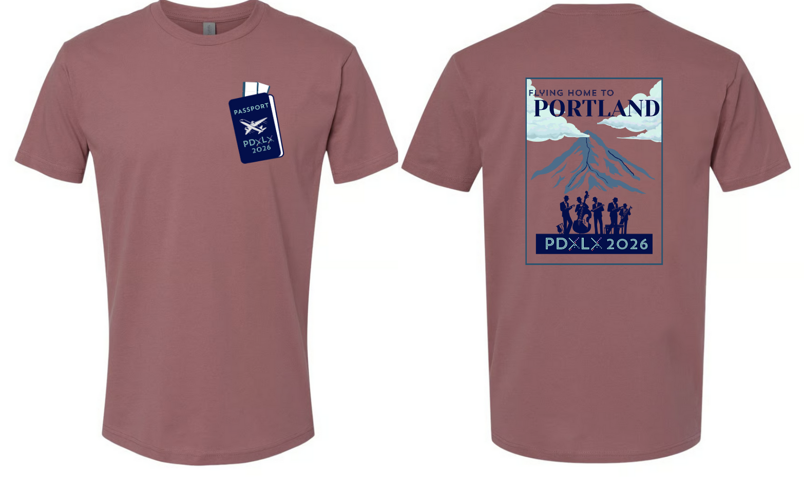 PDXLX 2026 T-Shirt Mauve