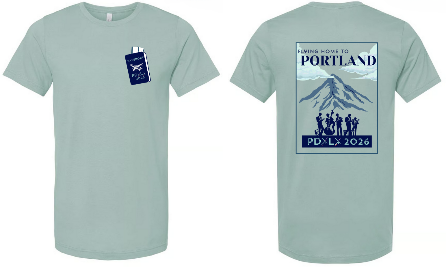 PDXLX 2026 T-Shirt Light Blue