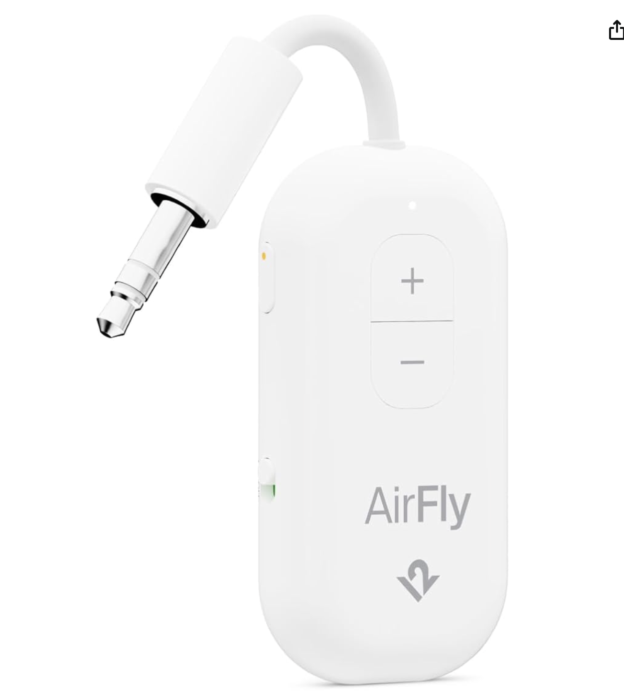 AirFly Pro 2 - Bluetooth Adapter for Airplane - Connect airpods or other wireless headphones to the backseat tv screen with ease