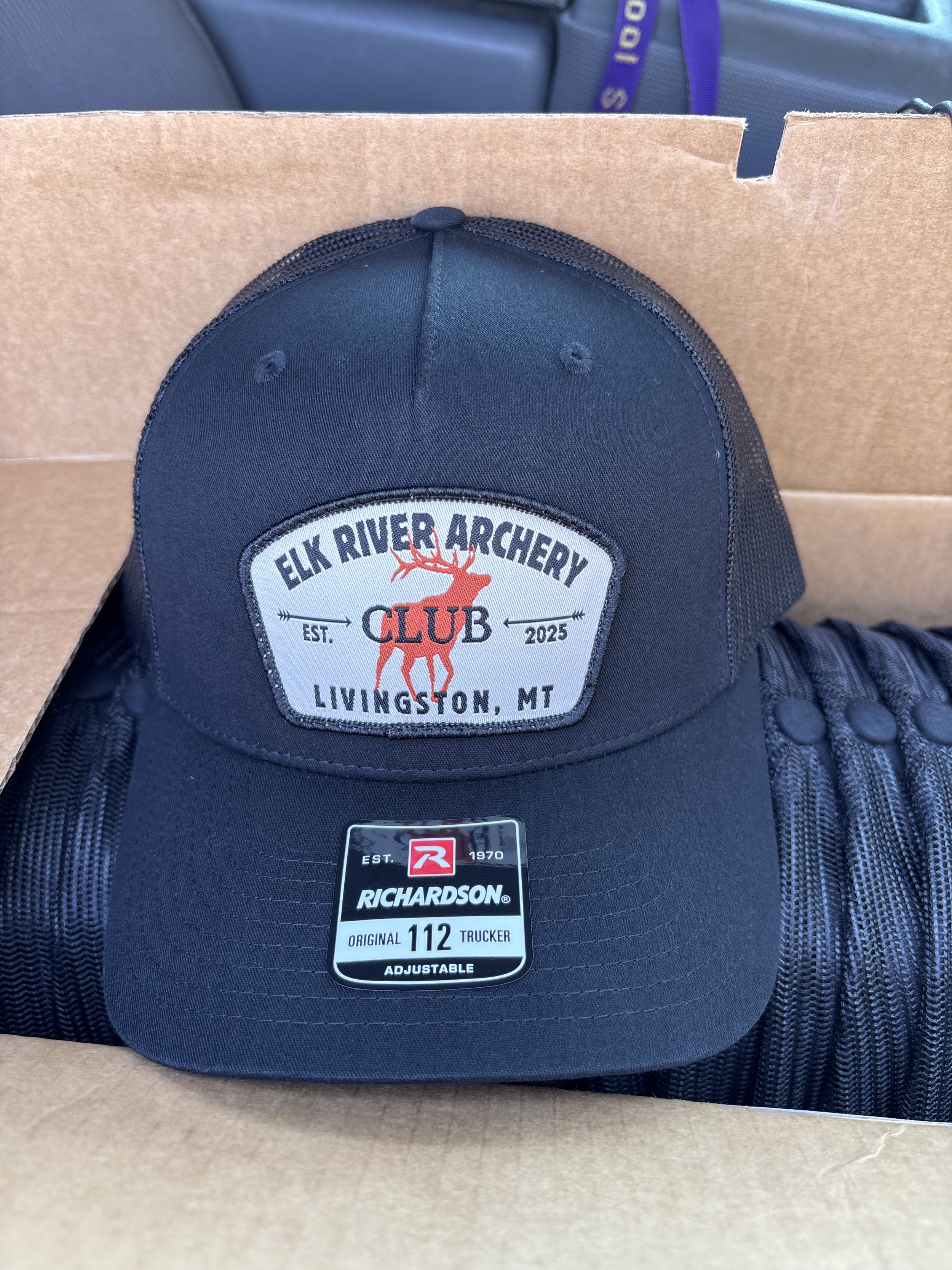 Elk River Archery Club Embroidered Patch Hat
