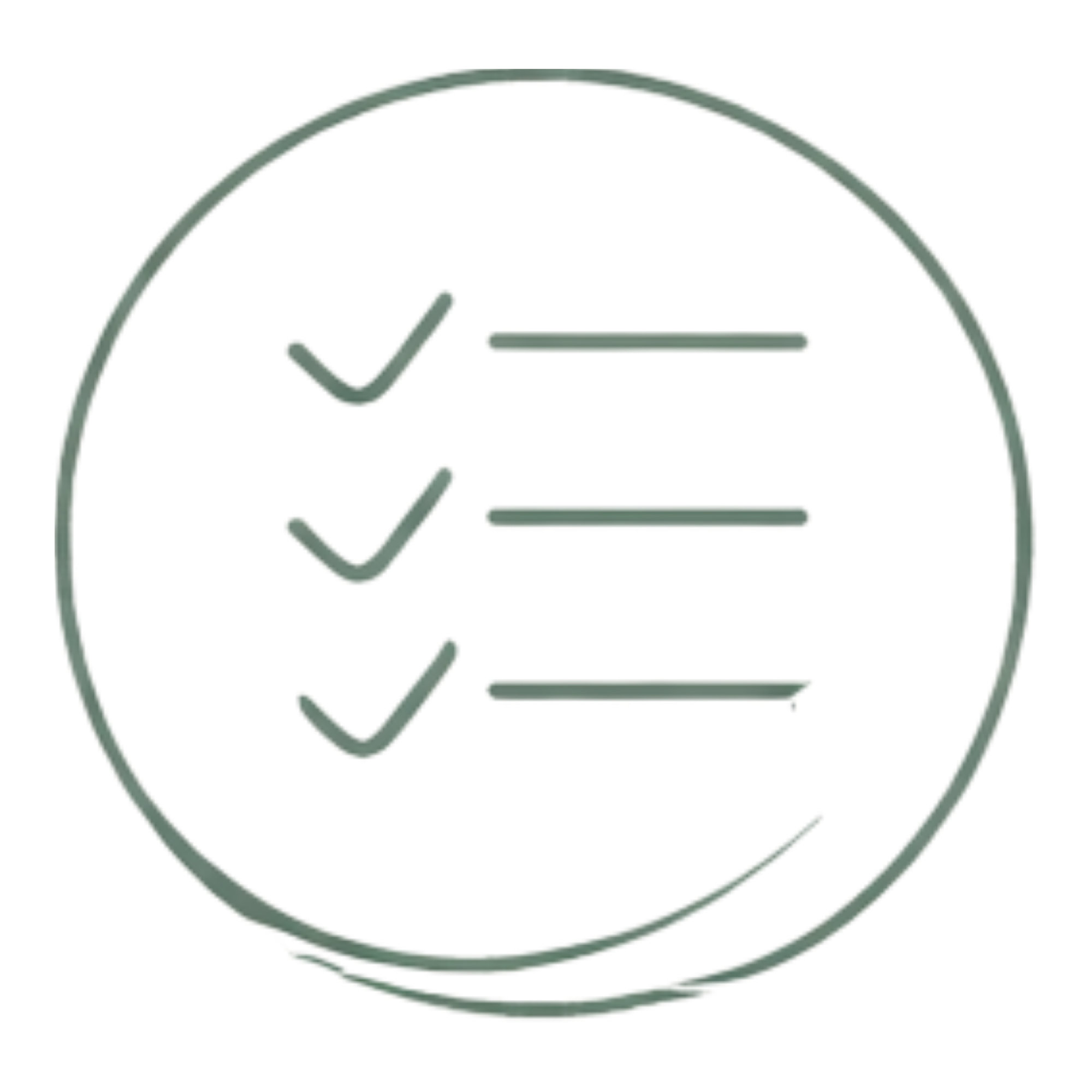 Assessment checklist icon.