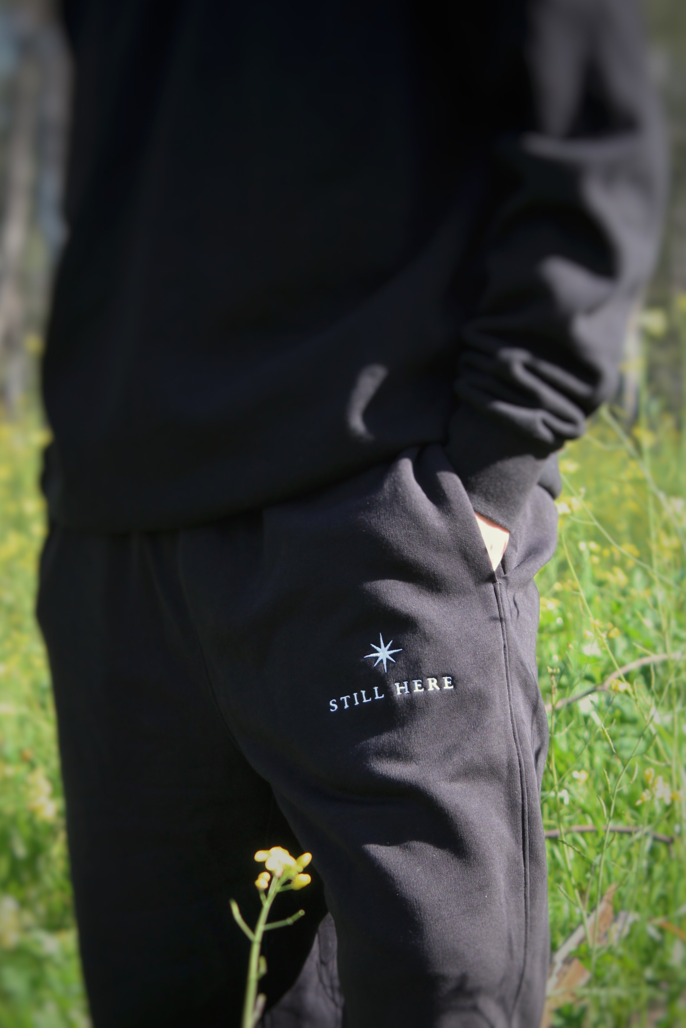 Still Here Cuffless Track Pants