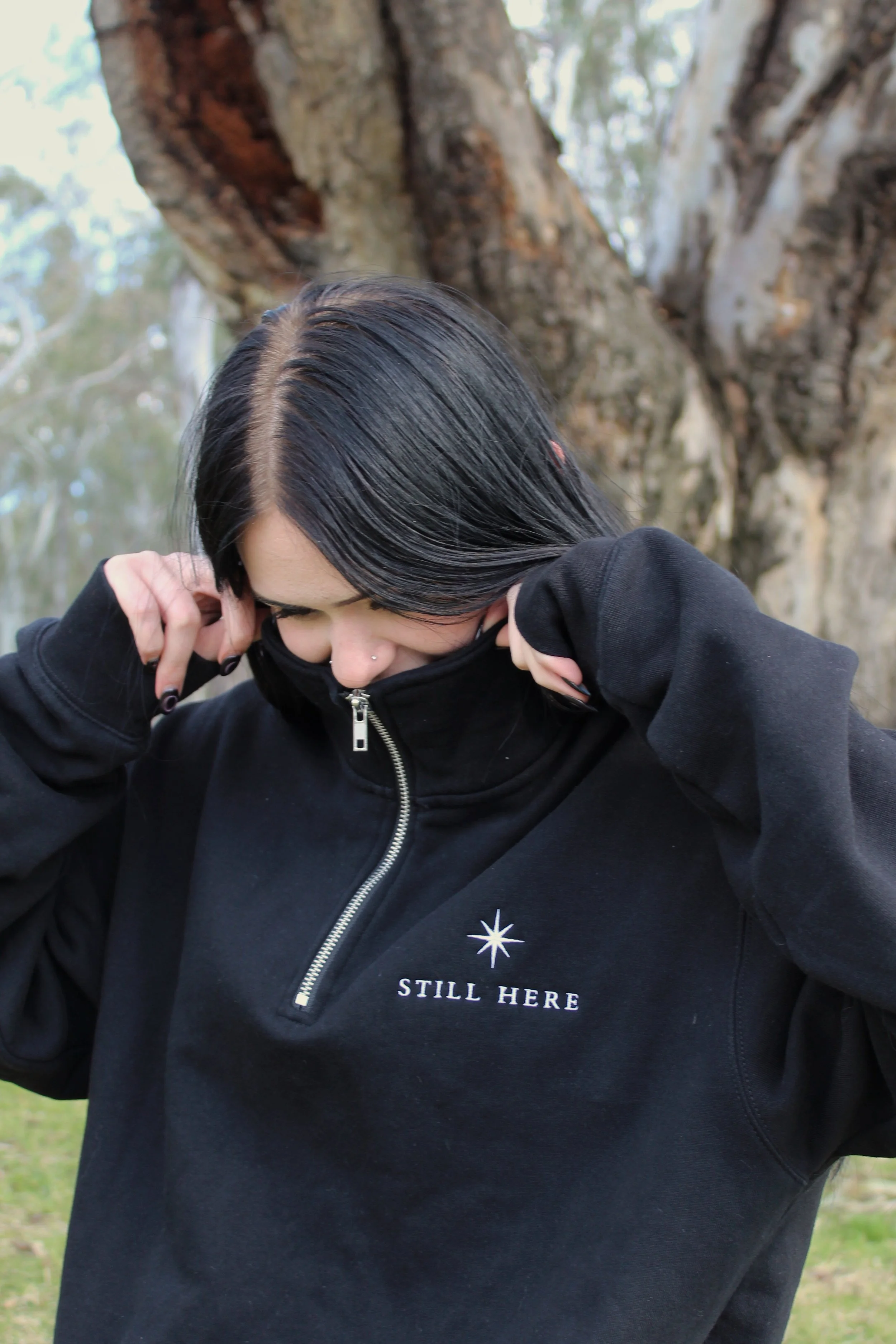 Still Here Everyday 1/4 Zip