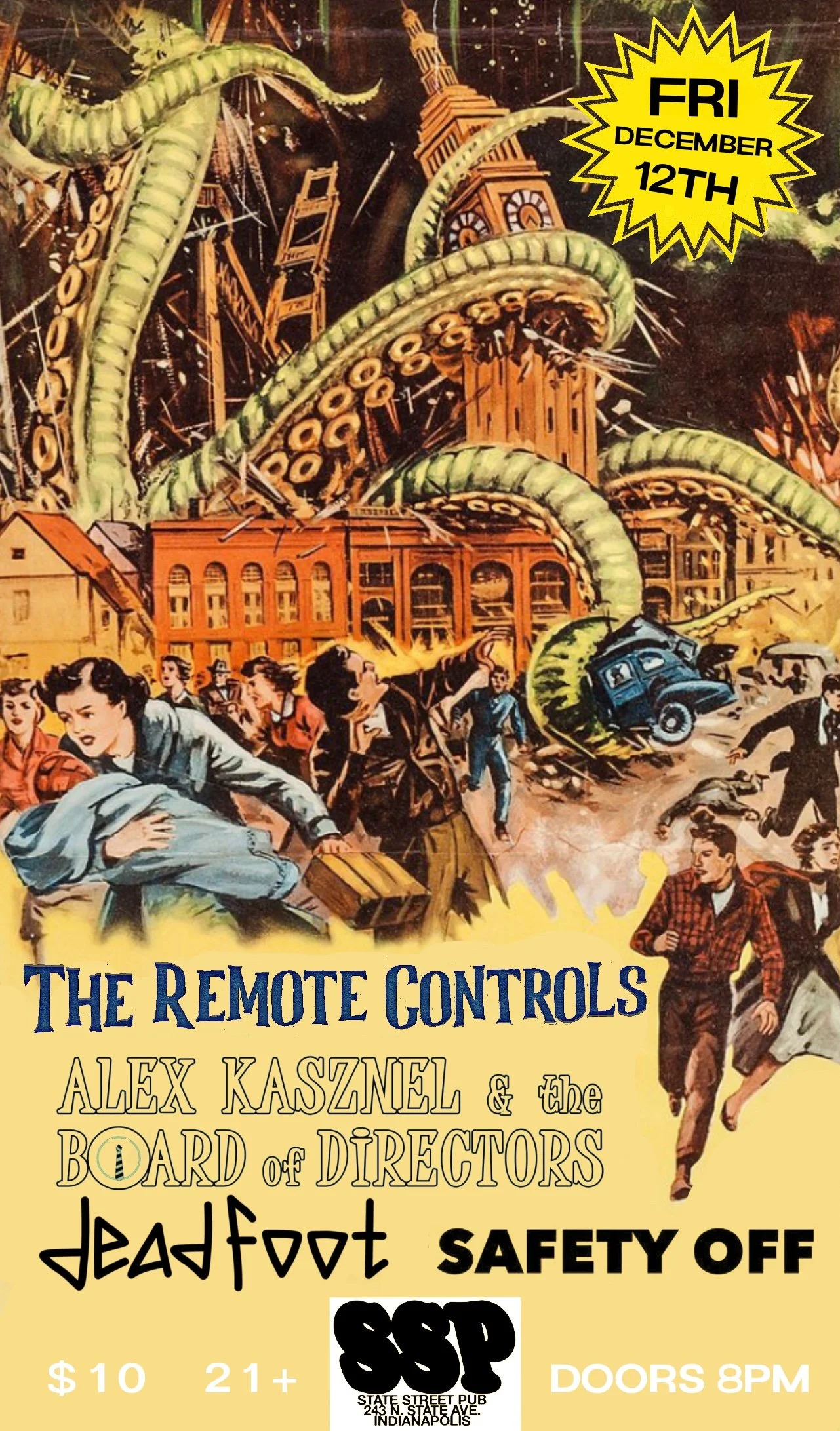 Remote Controls / Alex Kasznel & the Board of Directors / Deadfoot / Safety Off