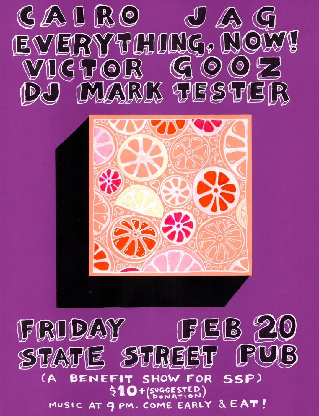 SSP WINTER RELIEF GIG: Everything, Now! / Cairo Jag / Victor Gooz / Mark Tester (DJ sets)