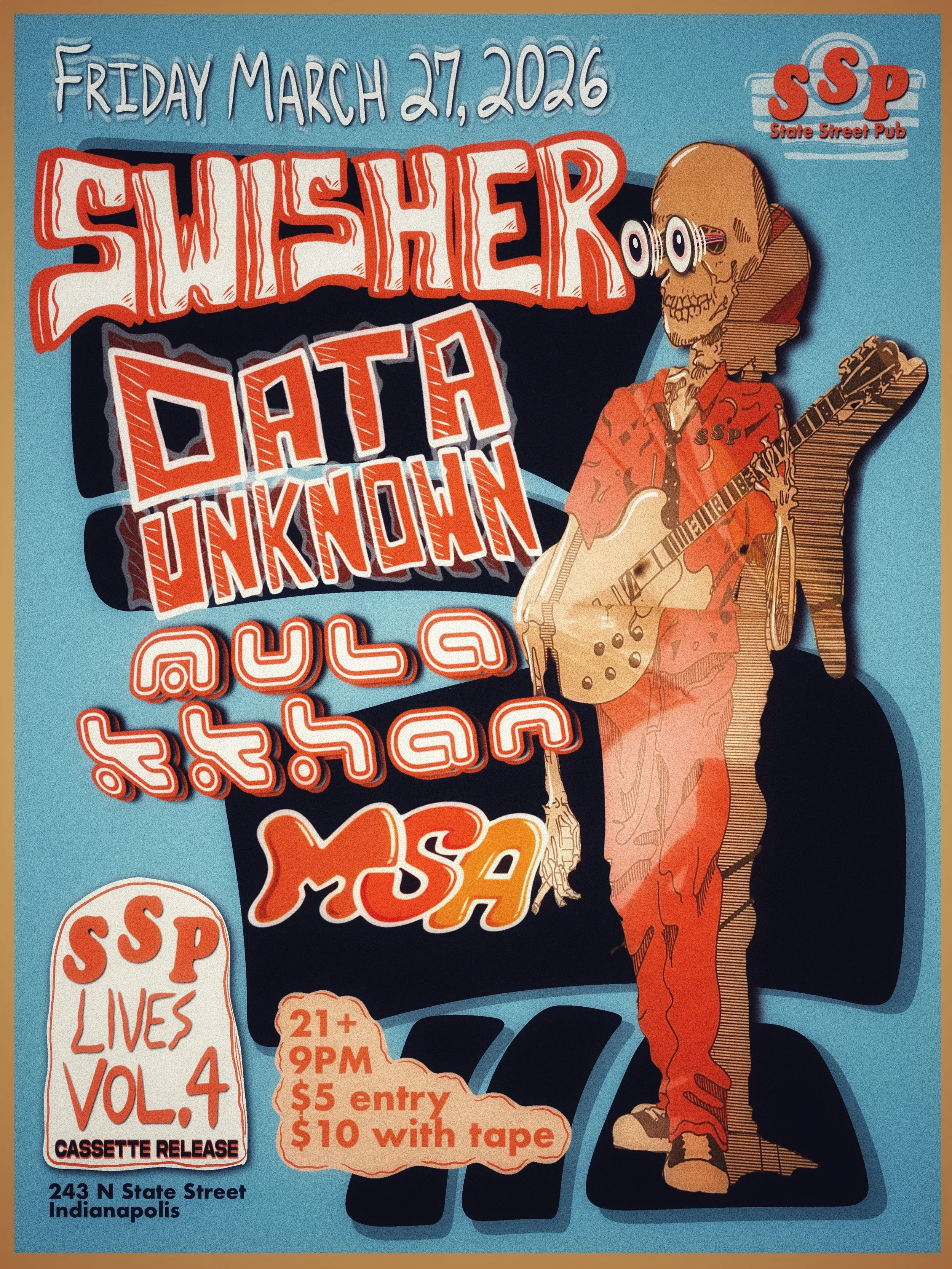 SSP LIVES Vol. 4 Release feat. Swisher (Cleveland, OH), Data Unknown, Mula Kkhan, MSA
