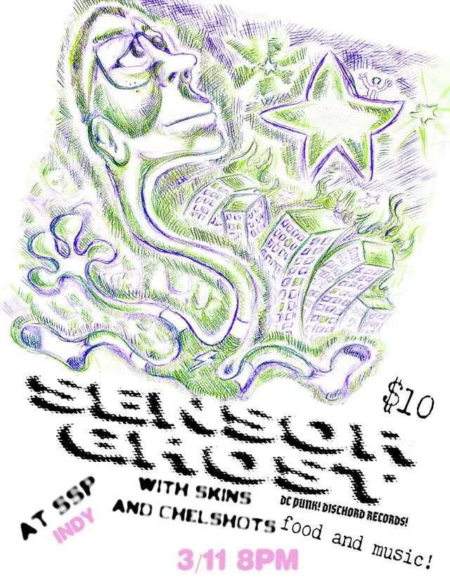 Sensor Ghost (Washington, D.C. - Dischord Records), Chelshots, Skins