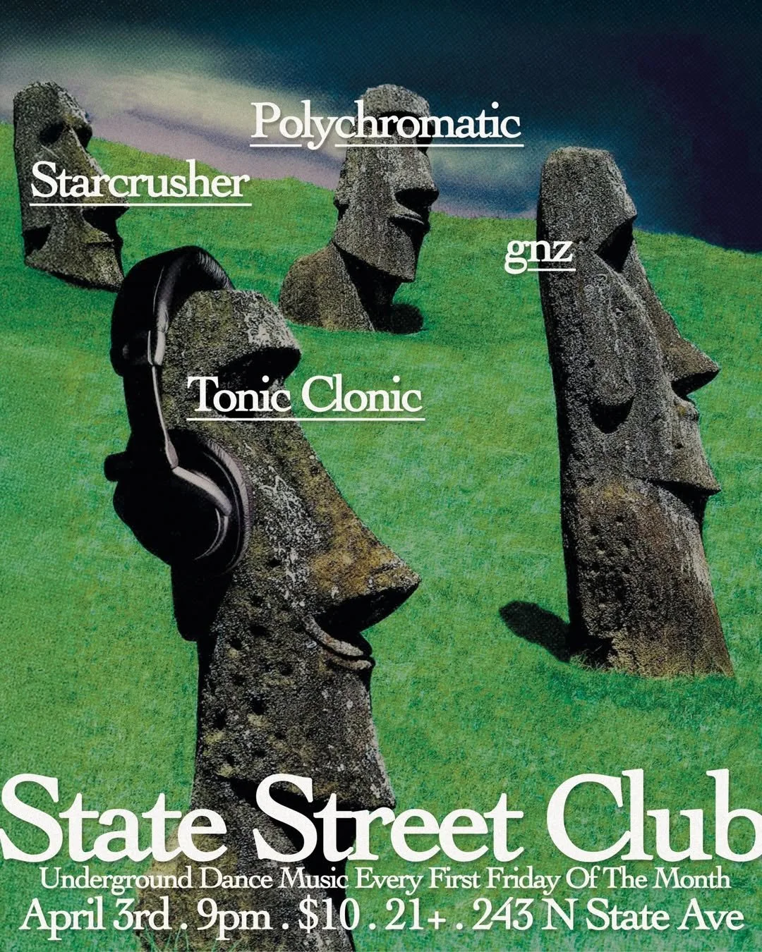 STATE STREET CLUB feat POLYCHROMATIC / STARCRUSHER / TONIC CLONIC / GNZ