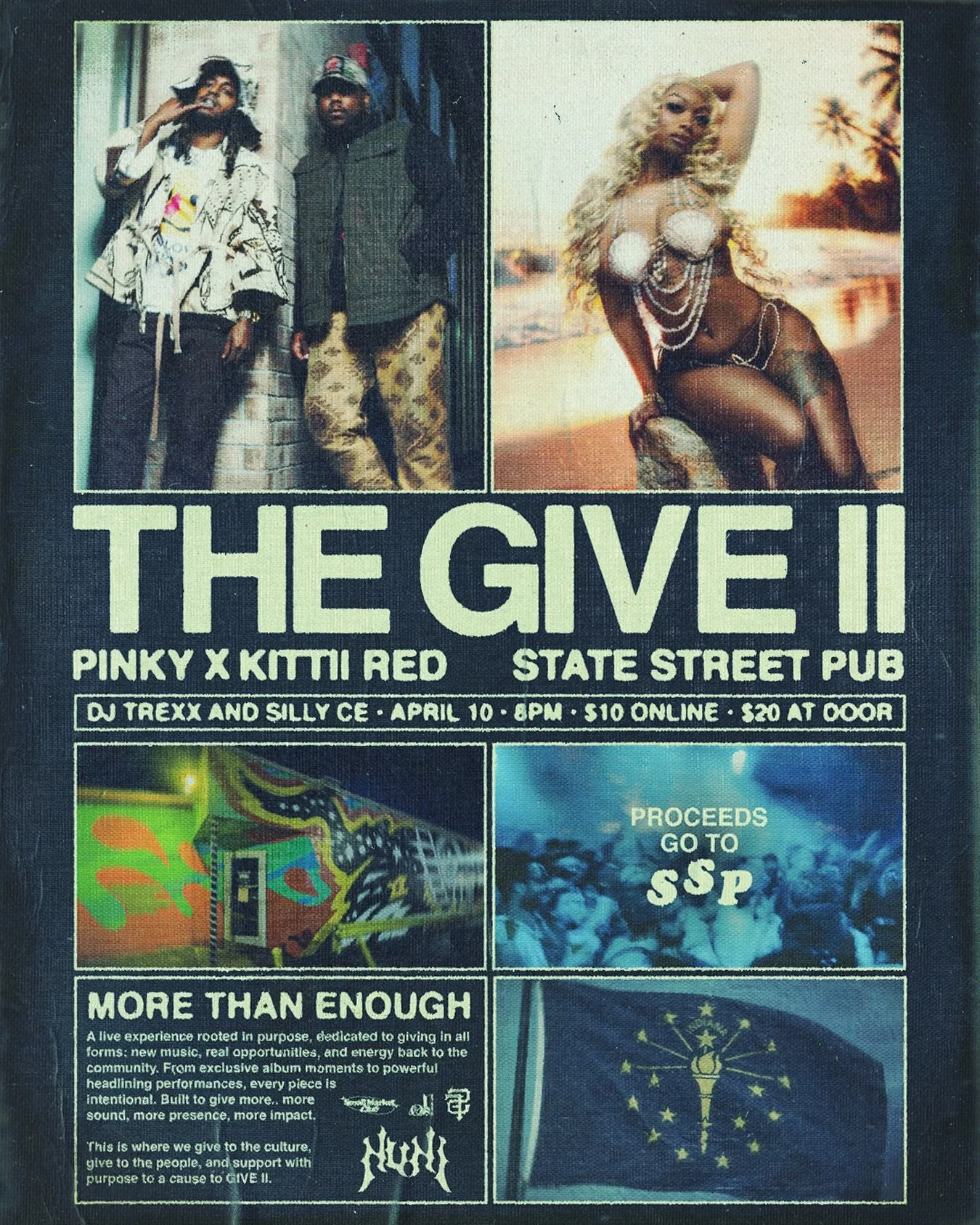NUNI presents THE GIVE II feat. PINKY / KITTII RED / DJ T-REXX / SILLY CE
