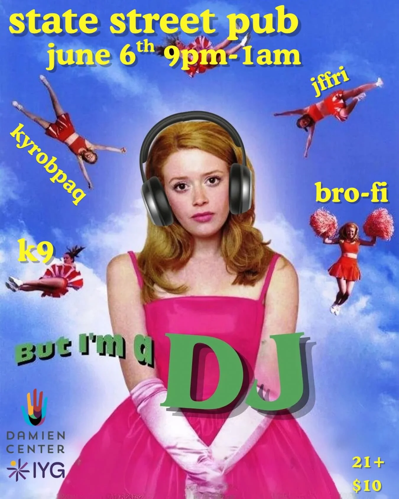BUT I’M A DJ: fundraiser for IYG and the Damien Center