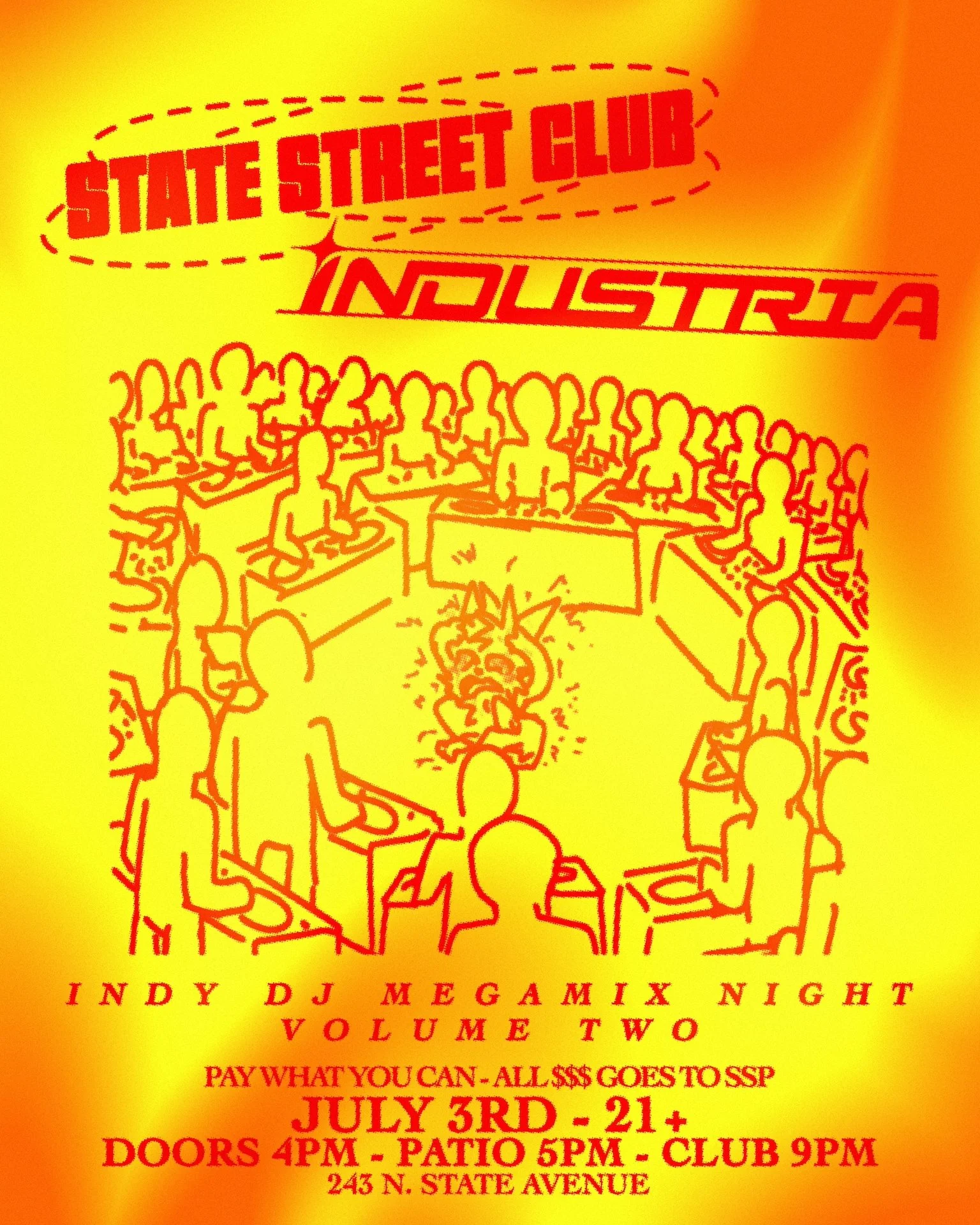 STATE STREET CLUB x INDUSTRIA present INDY DJ MEGA-MIX
