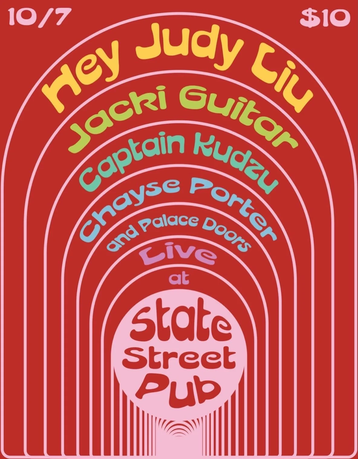 CHAYSE PORTER (Chicago, IL) / CAPTAIN KUDZU (Chicago, IL) / JACKI GUITAR / Hey Judy Liu