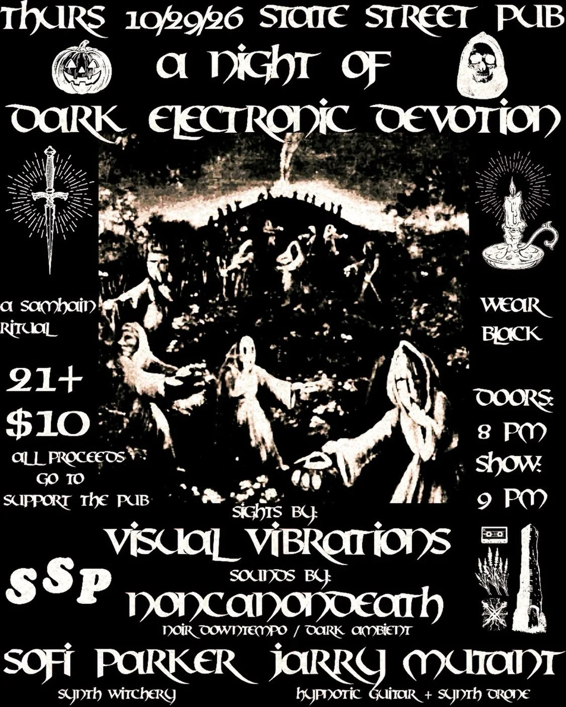 SOFI PARKER (tape release) / JARRY MUTANT / NONCANONDEATH / Visuals by VISUAL VIBRATIONS