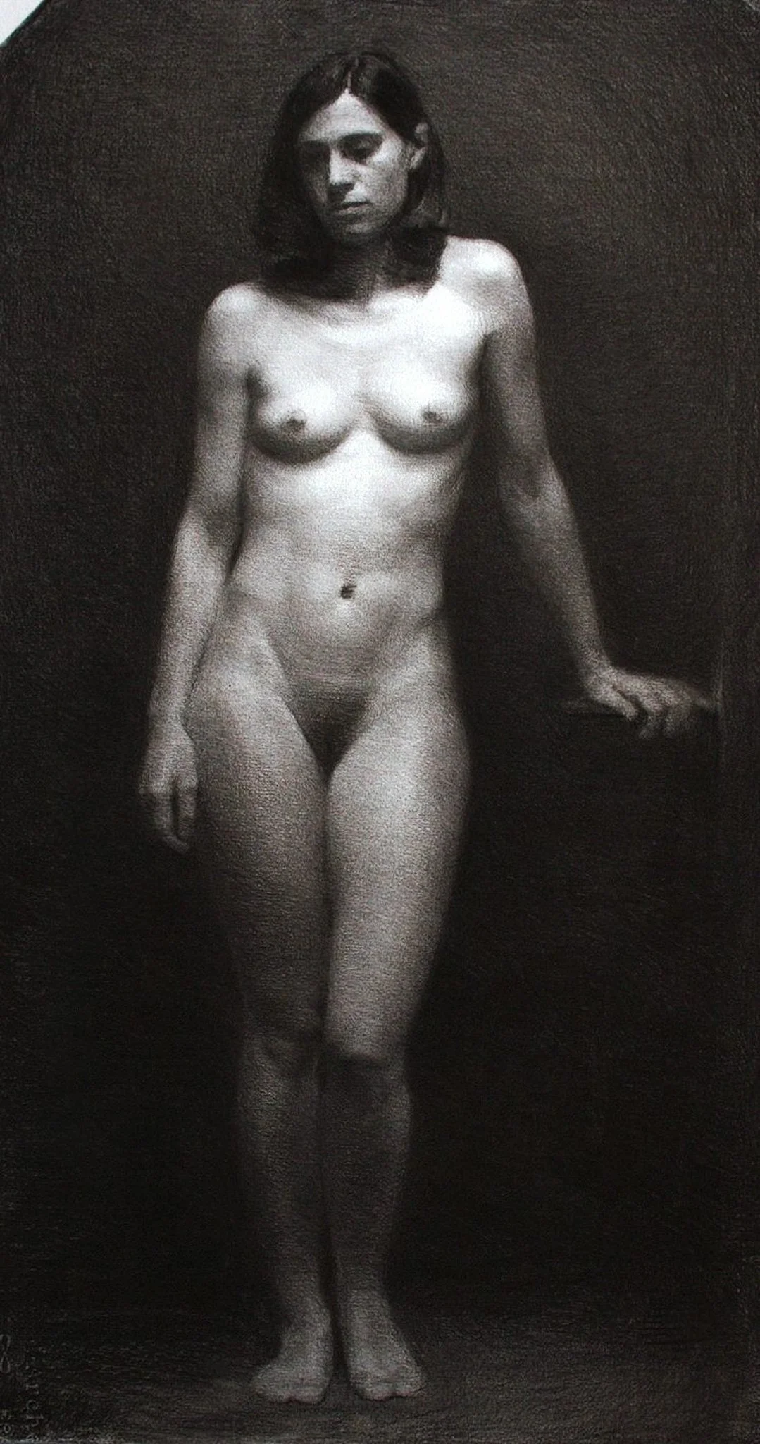 'Giorgia' - 45 x 75cm - Charcoal on Paper - 2021